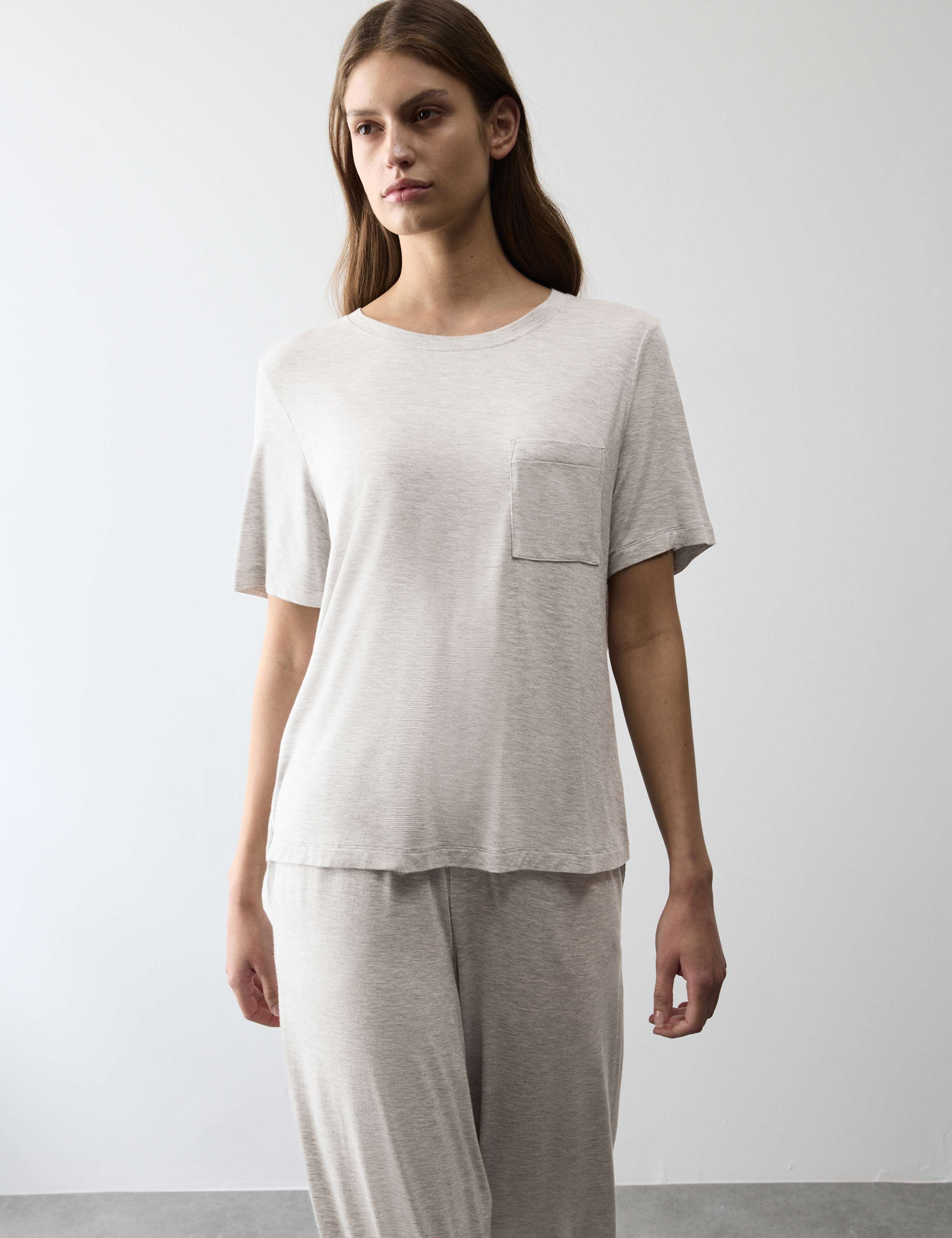 Pocket Detail Pyjama Top 3 of 4