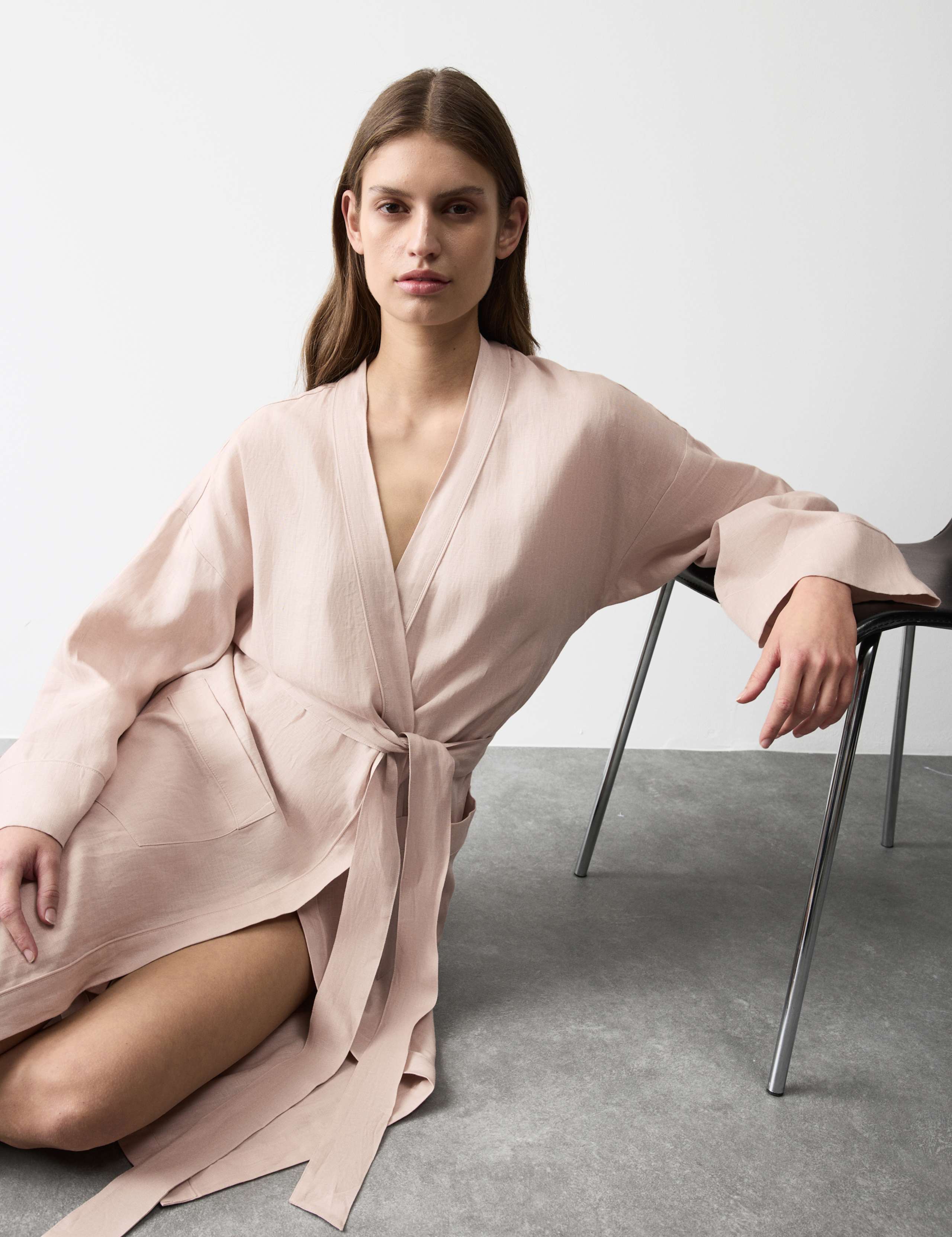 Pure Linen Tie Wrap 1 of 5