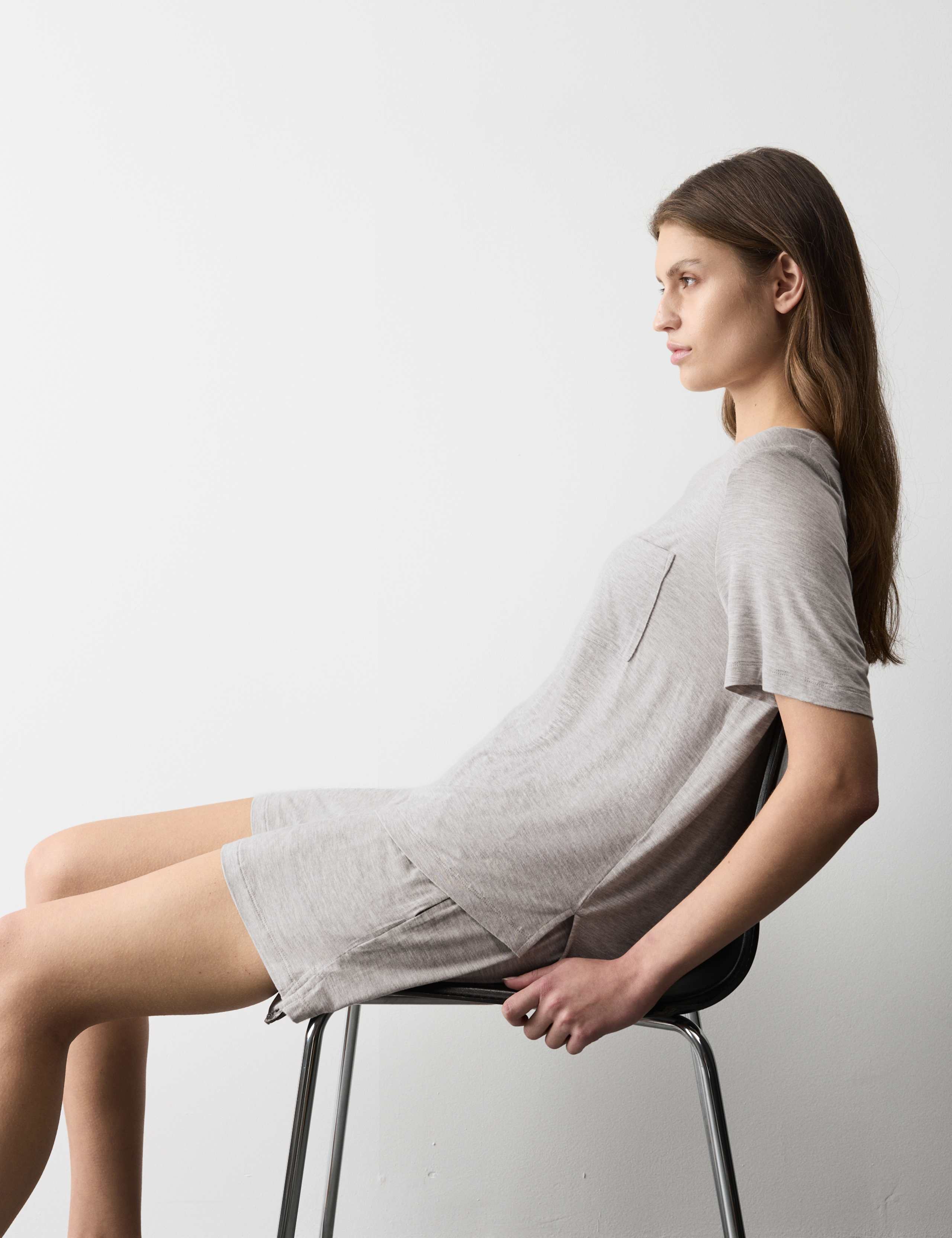 Button Fly Detail Pyjama Shorts 4 of 4