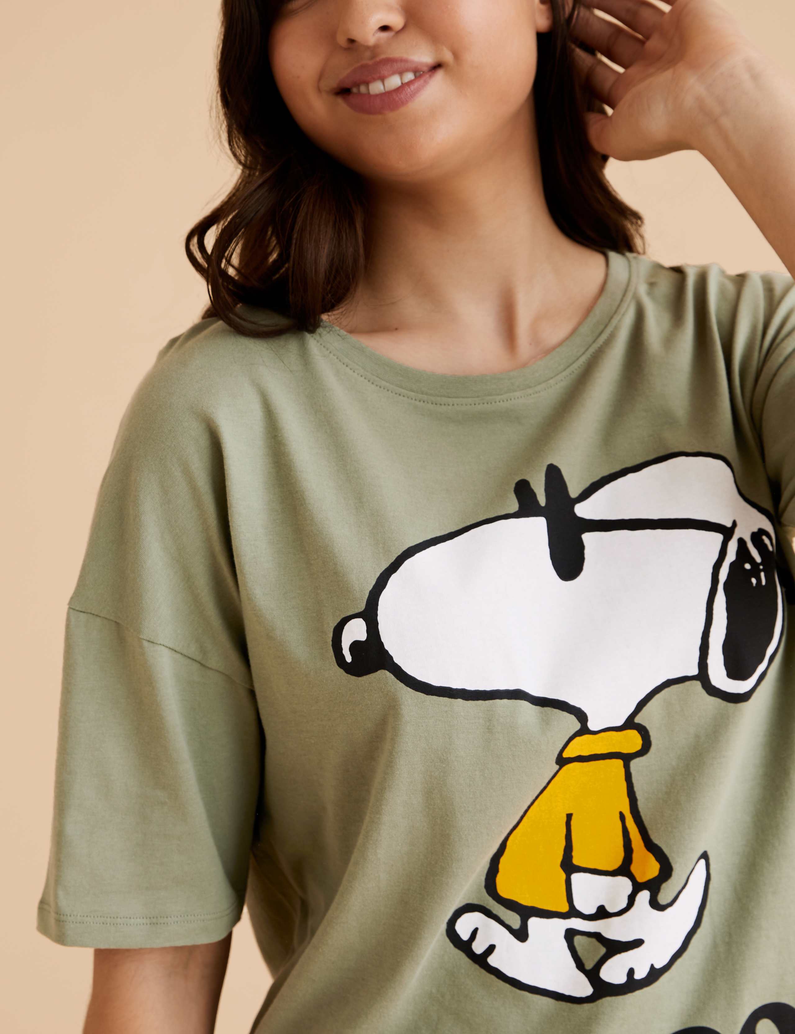 Snoopy™ Print Cotton Short Pyjama Set 3 of 6