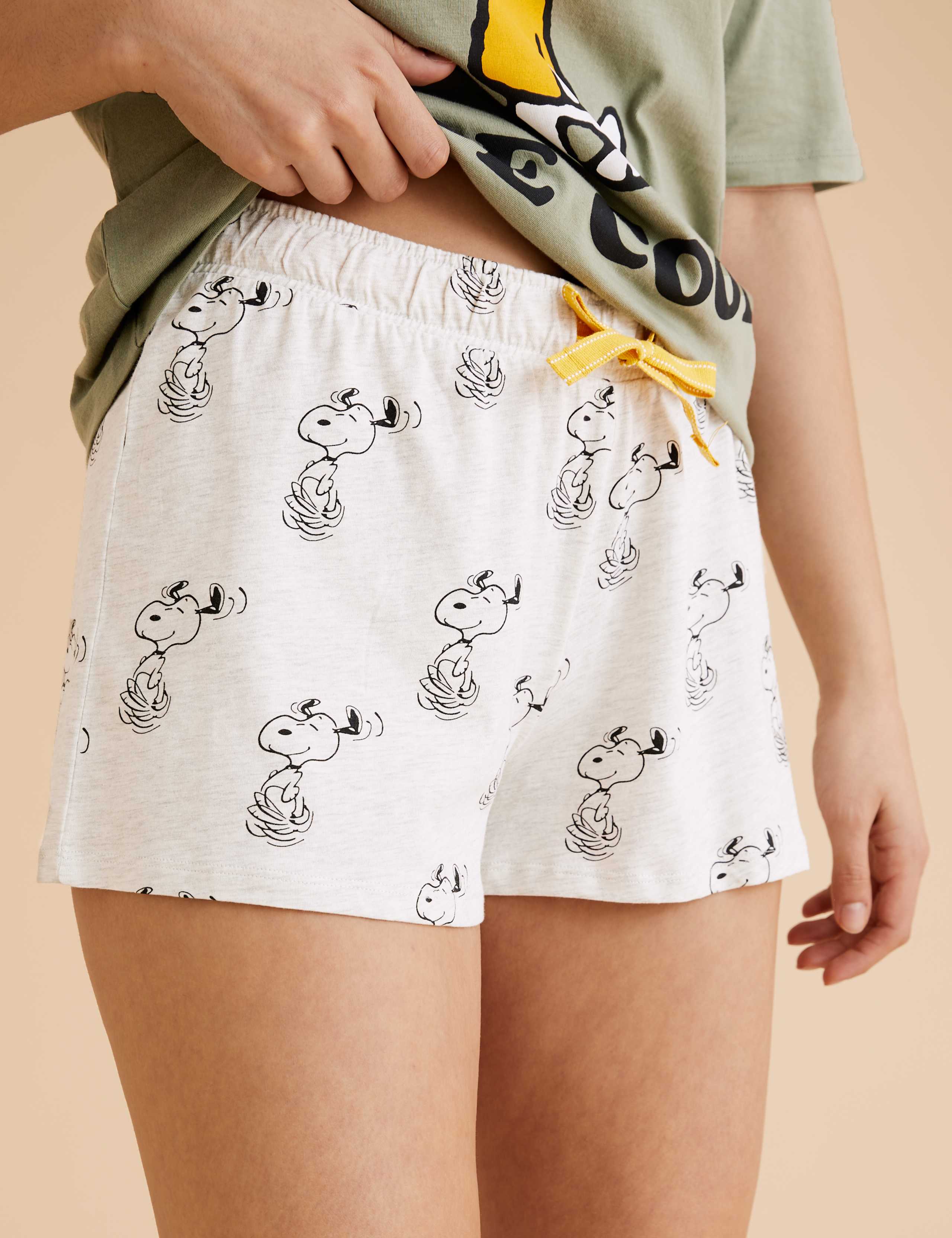 Snoopy™ Print Cotton Short Pyjama Set 4 of 6