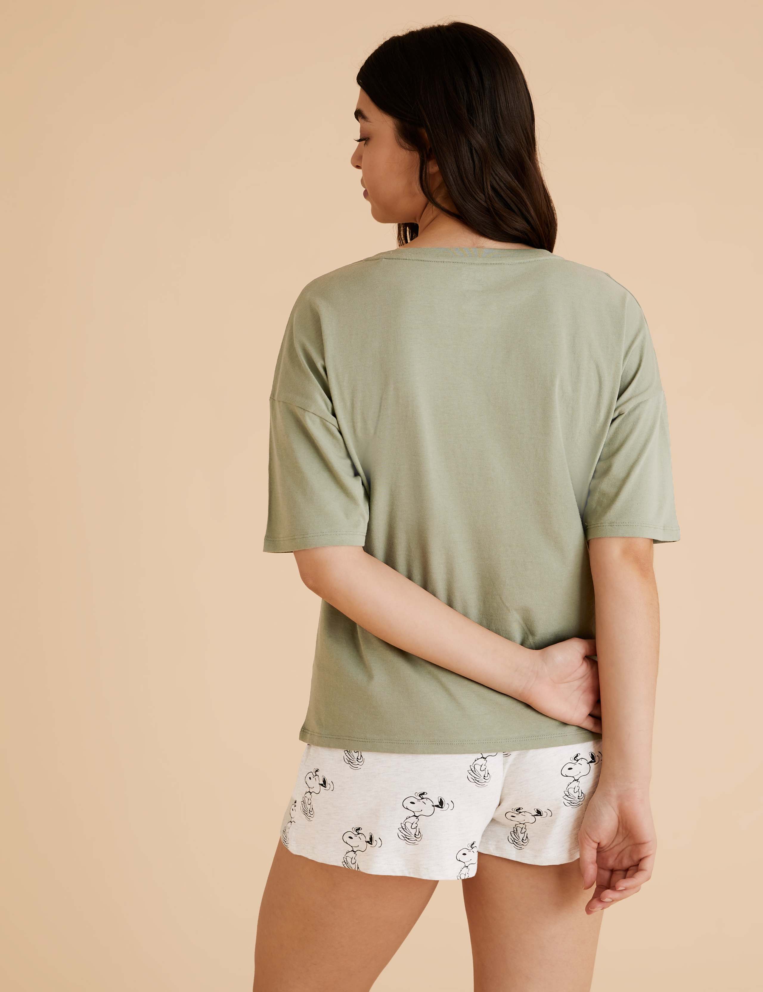Snoopy™ Print Cotton Short Pyjama Set 5 of 6