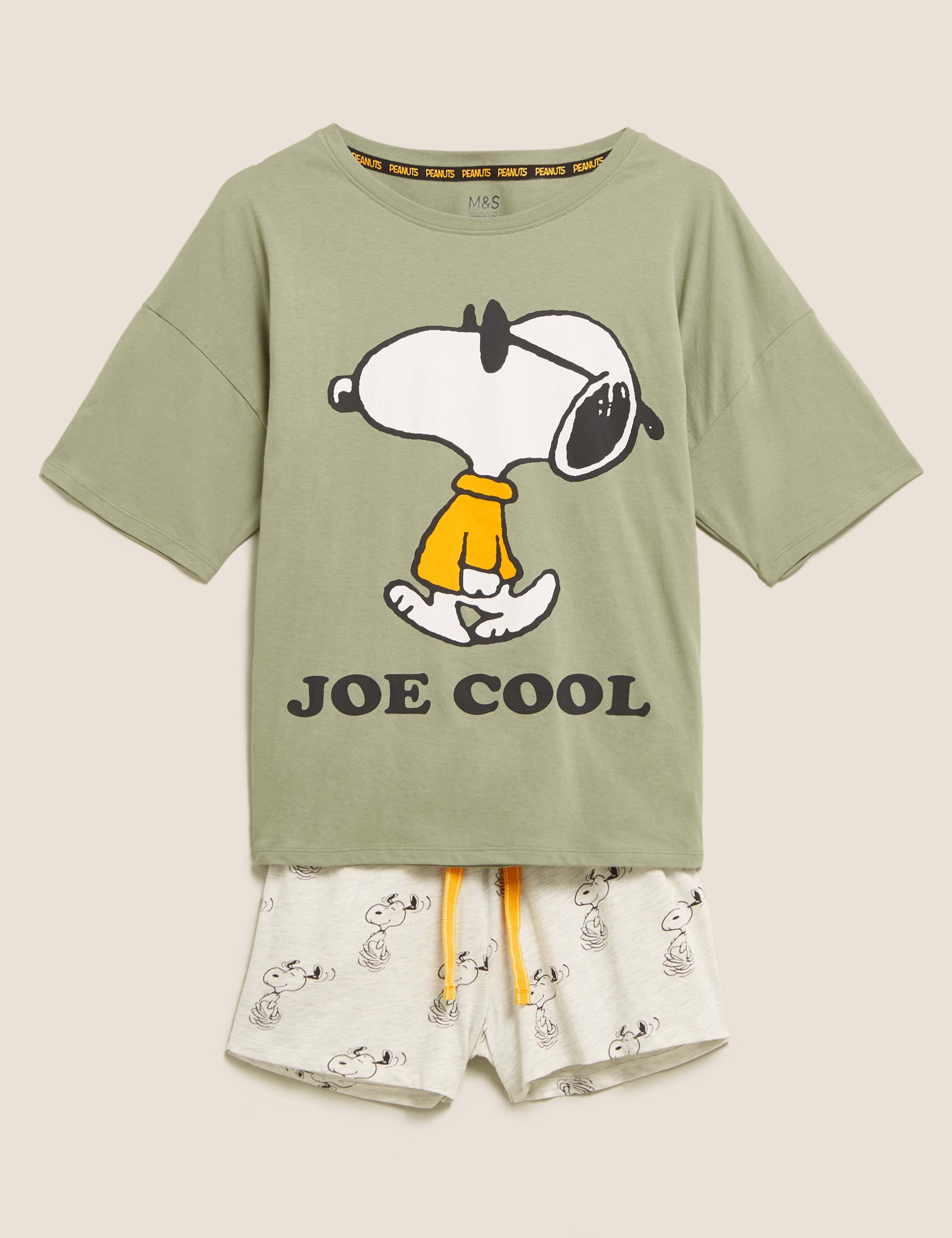Snoopy™ Print Cotton Short Pyjama Set 2 of 6