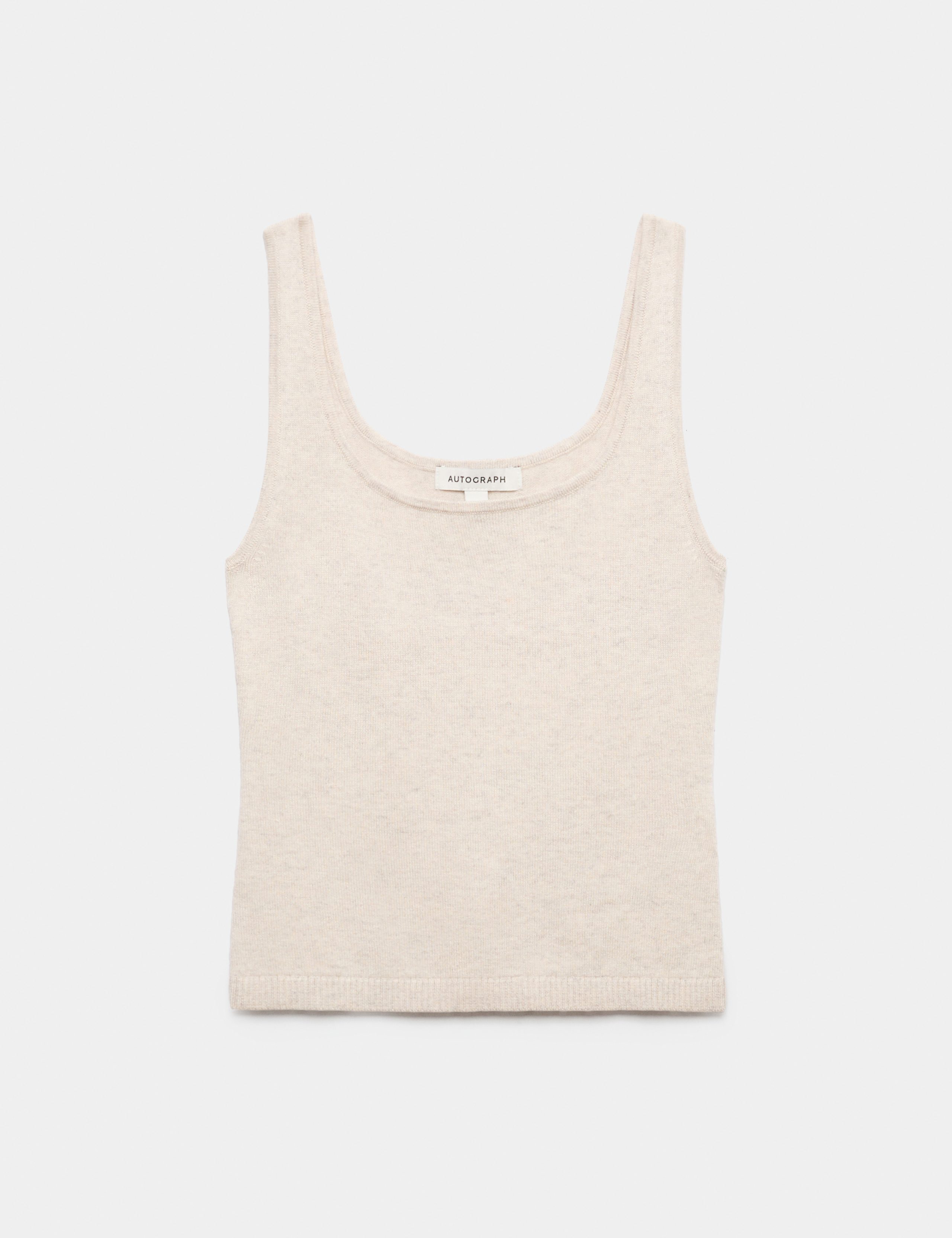 Lounge Knit Vest with Cashmere 2 of 5