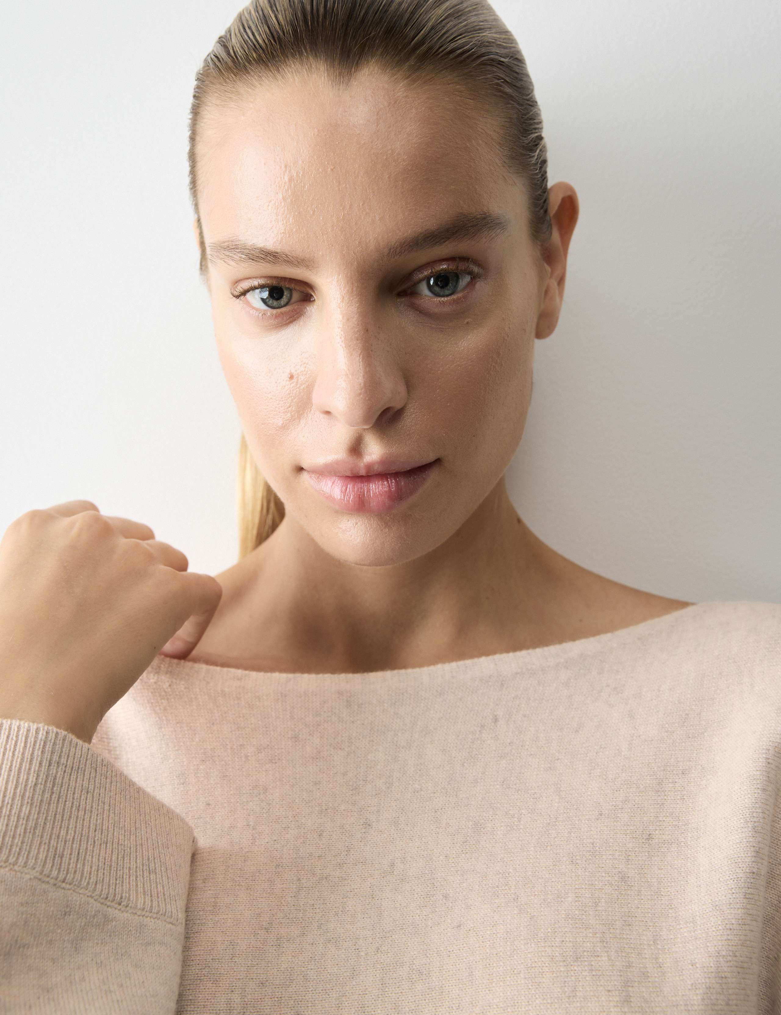Merino Wool Blend Pyjama Top with Cashmere 5 of 5