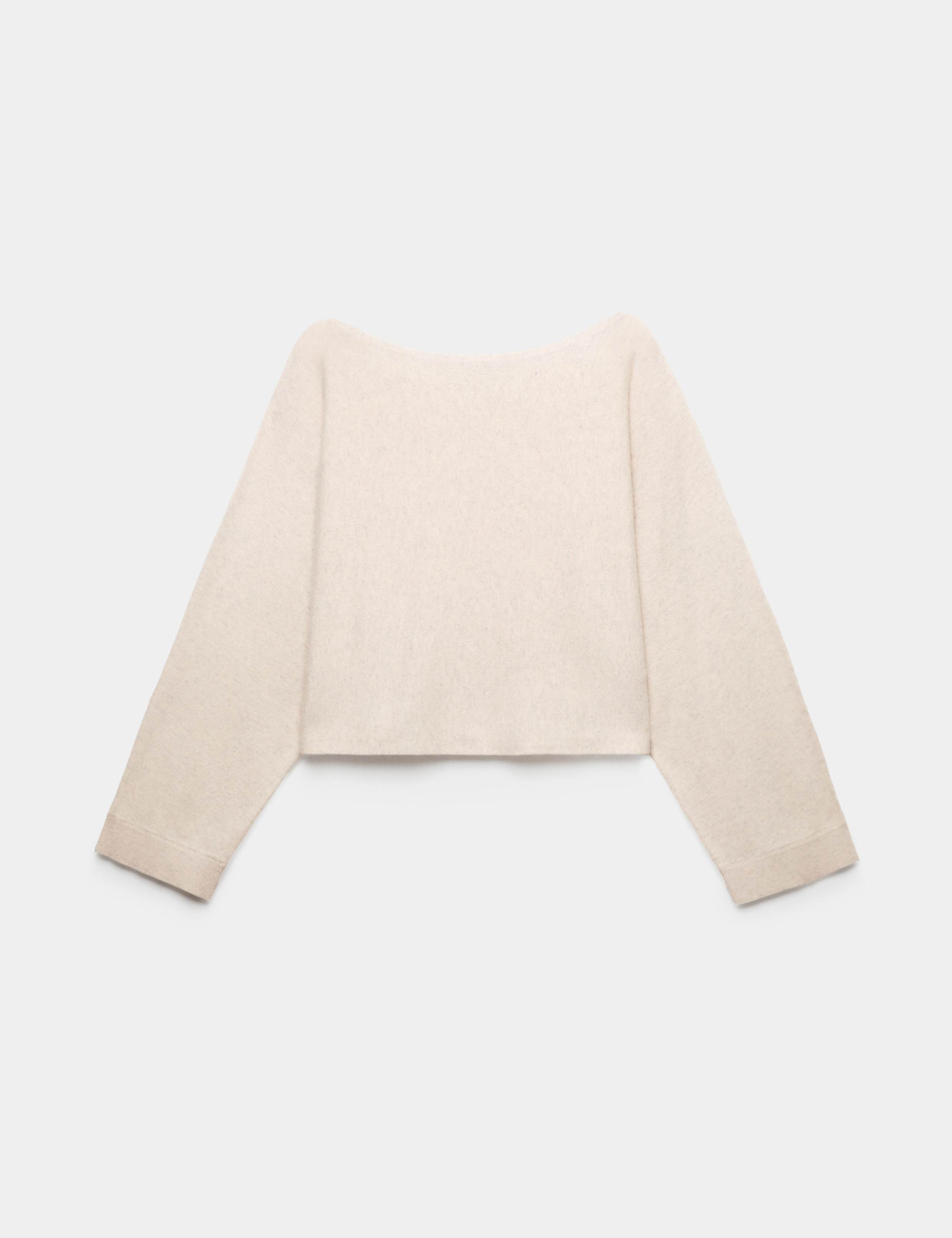 Merino Wool Blend Lounge Top with Cashmere 2 of 5