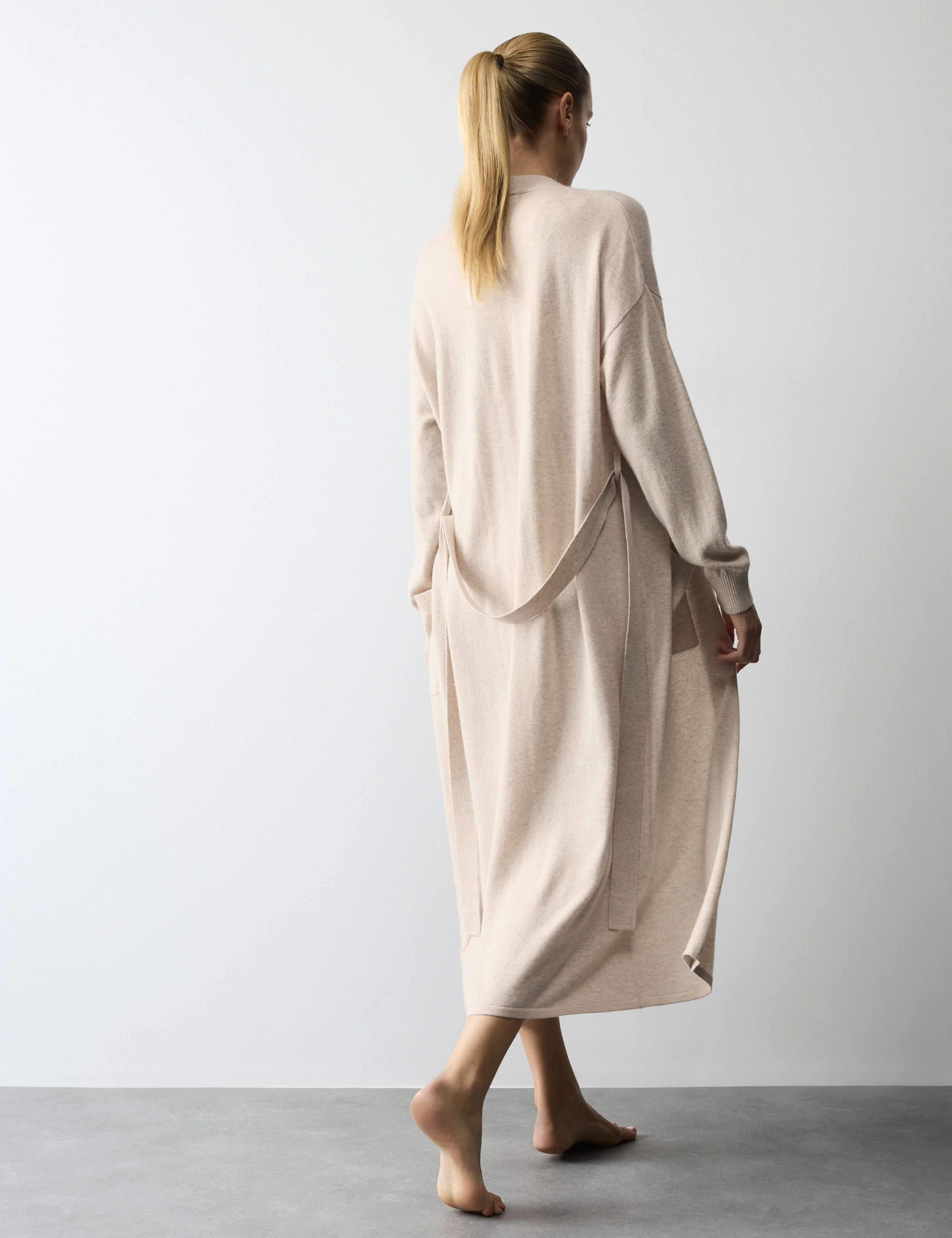 Lounge Knit Wrap with Cashmere 5 of 5