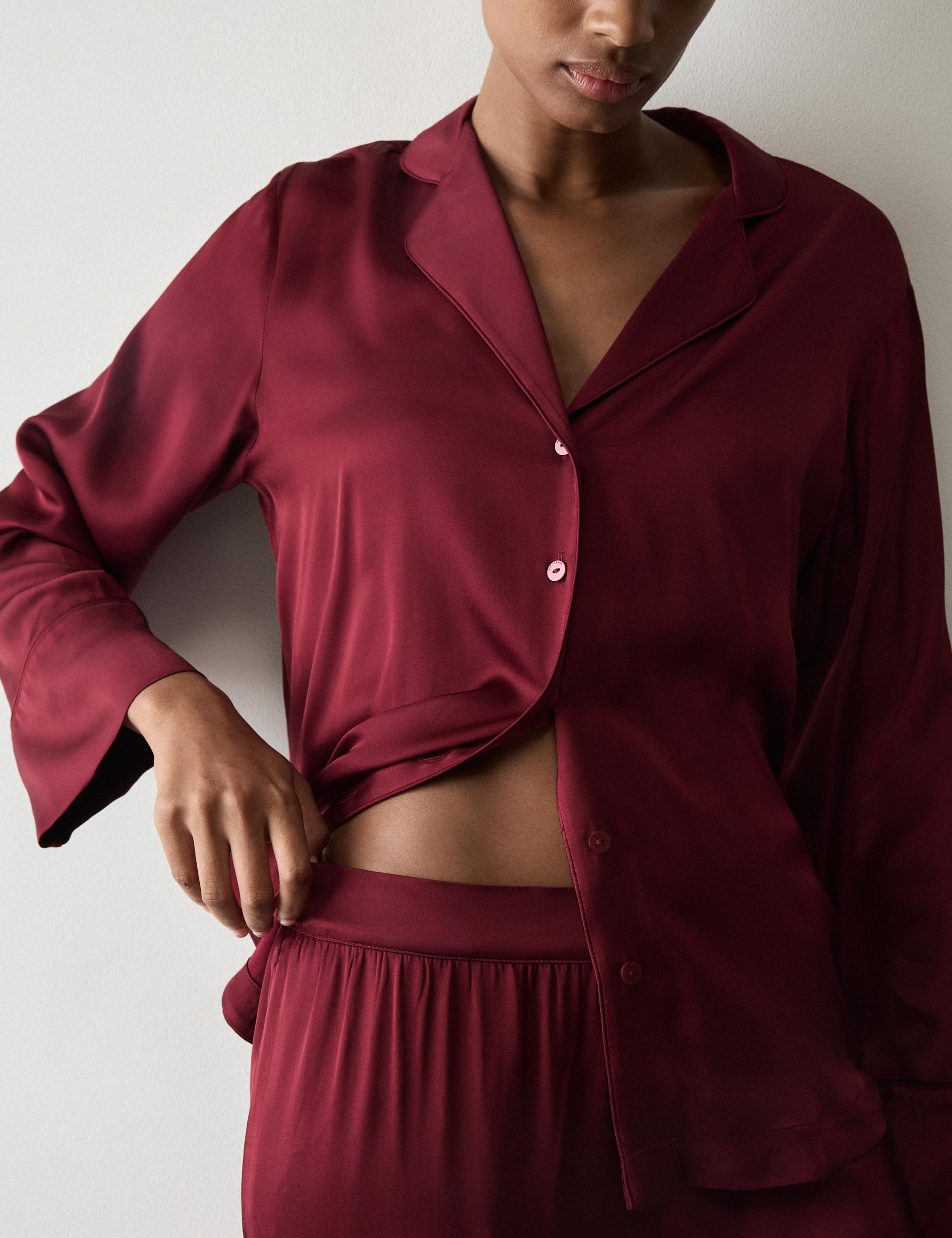 Premium Satin Revere Pyjama Set 4 of 6