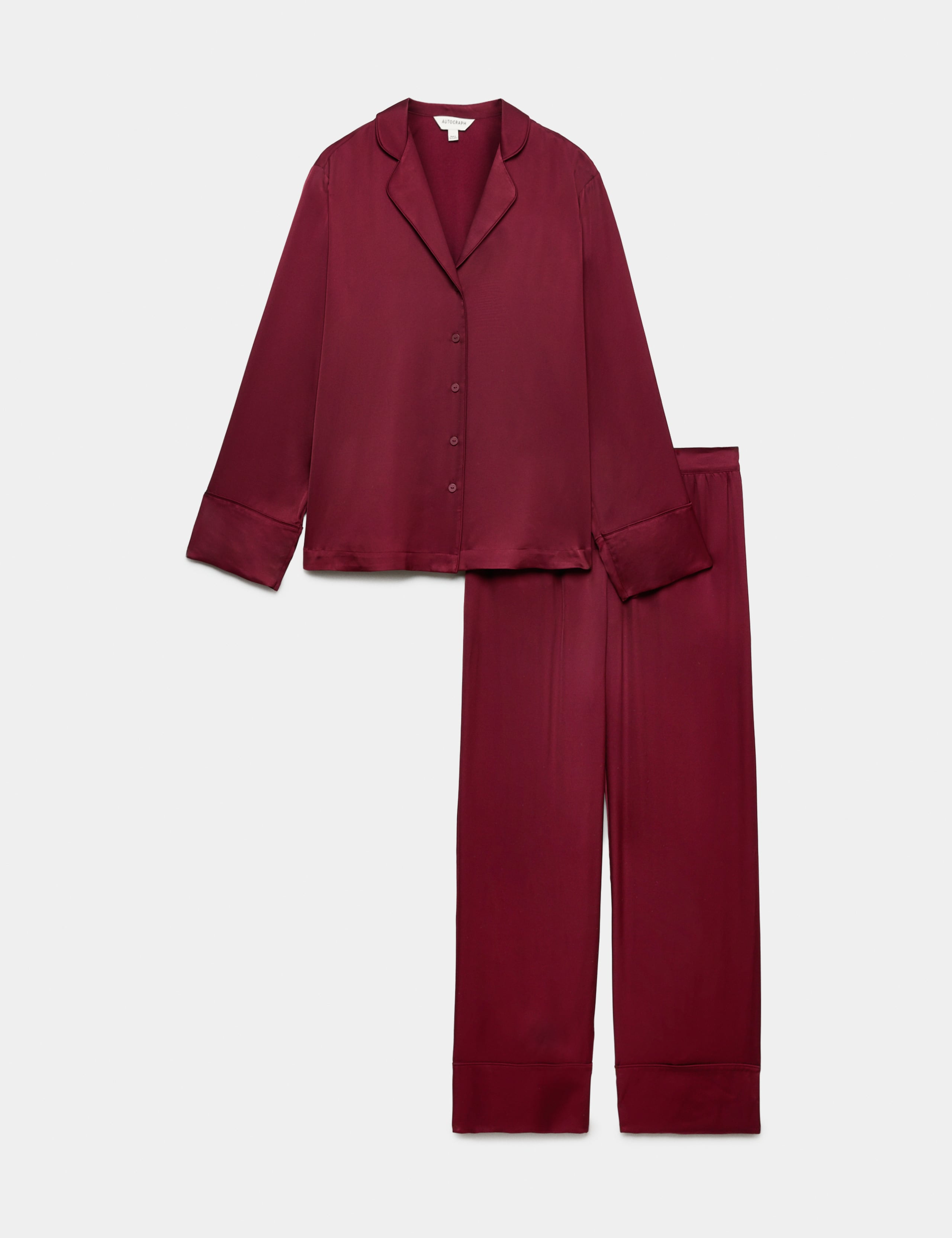 Premium Satin Revere Pyjama Set 2 of 6