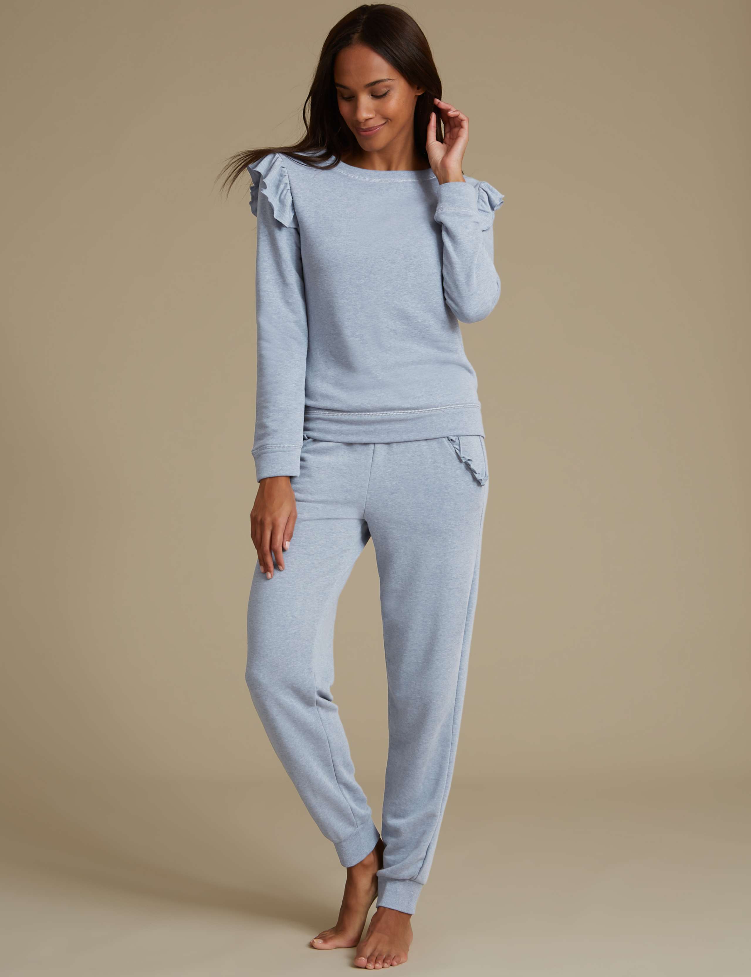 Frill Cuffed Hem Pyjama Bottoms 3 of 5