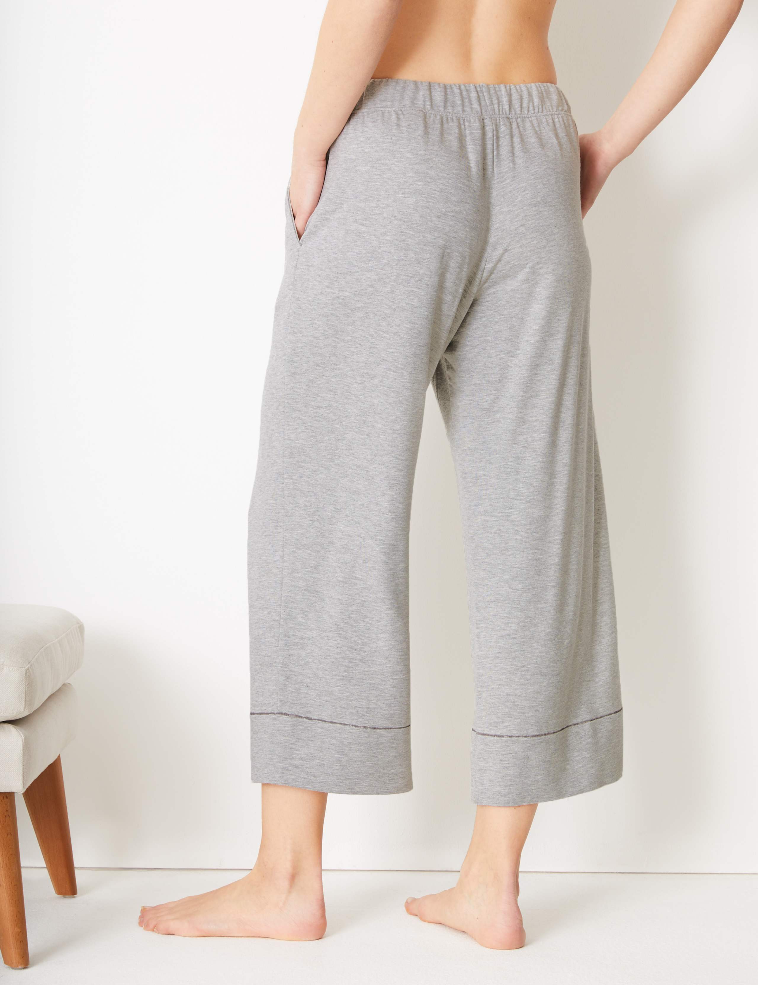 Loungewear Wide Leg Pyjama Bottoms 3 of 4