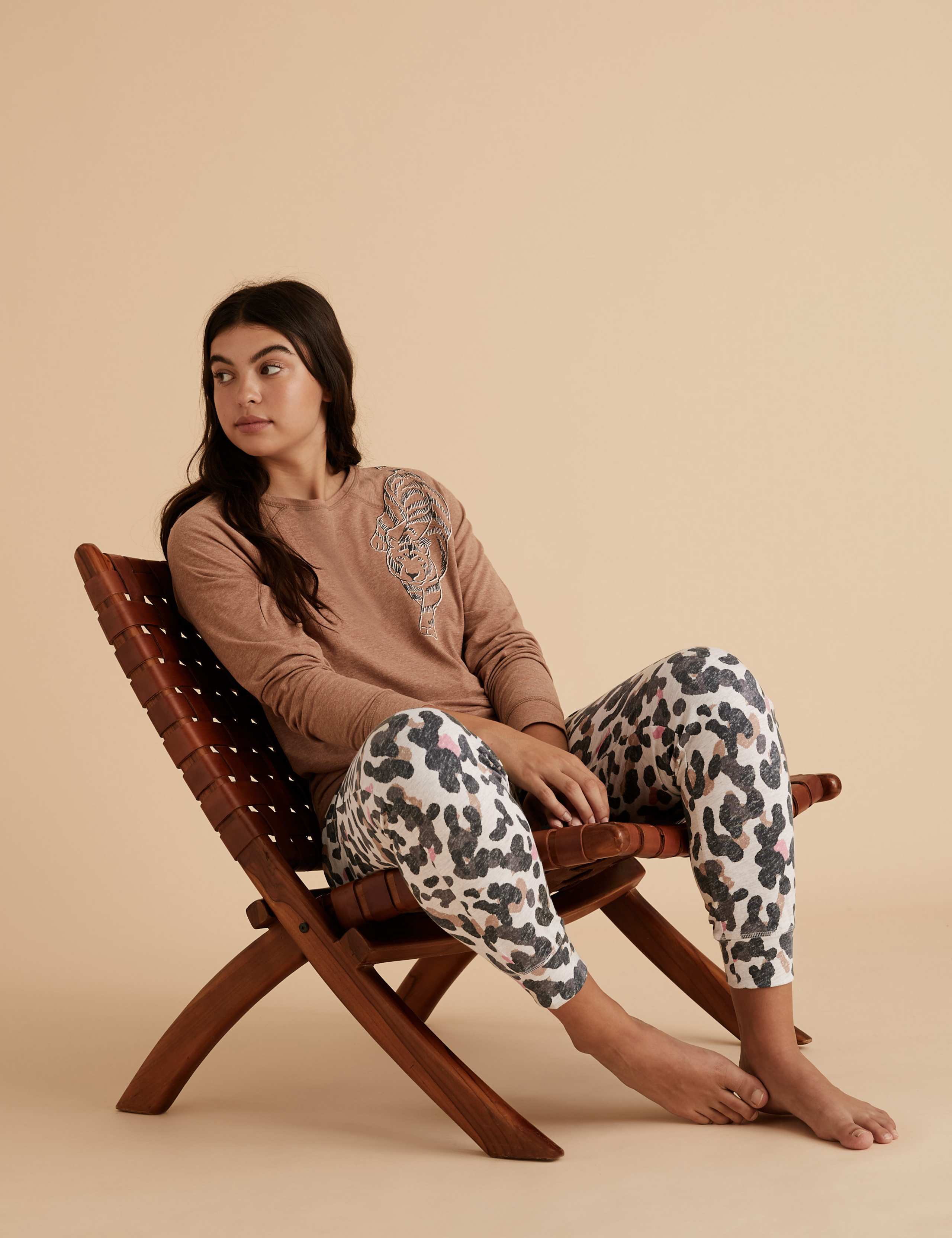 Cotton Camo Print Pyjama Bottoms 1 of 5