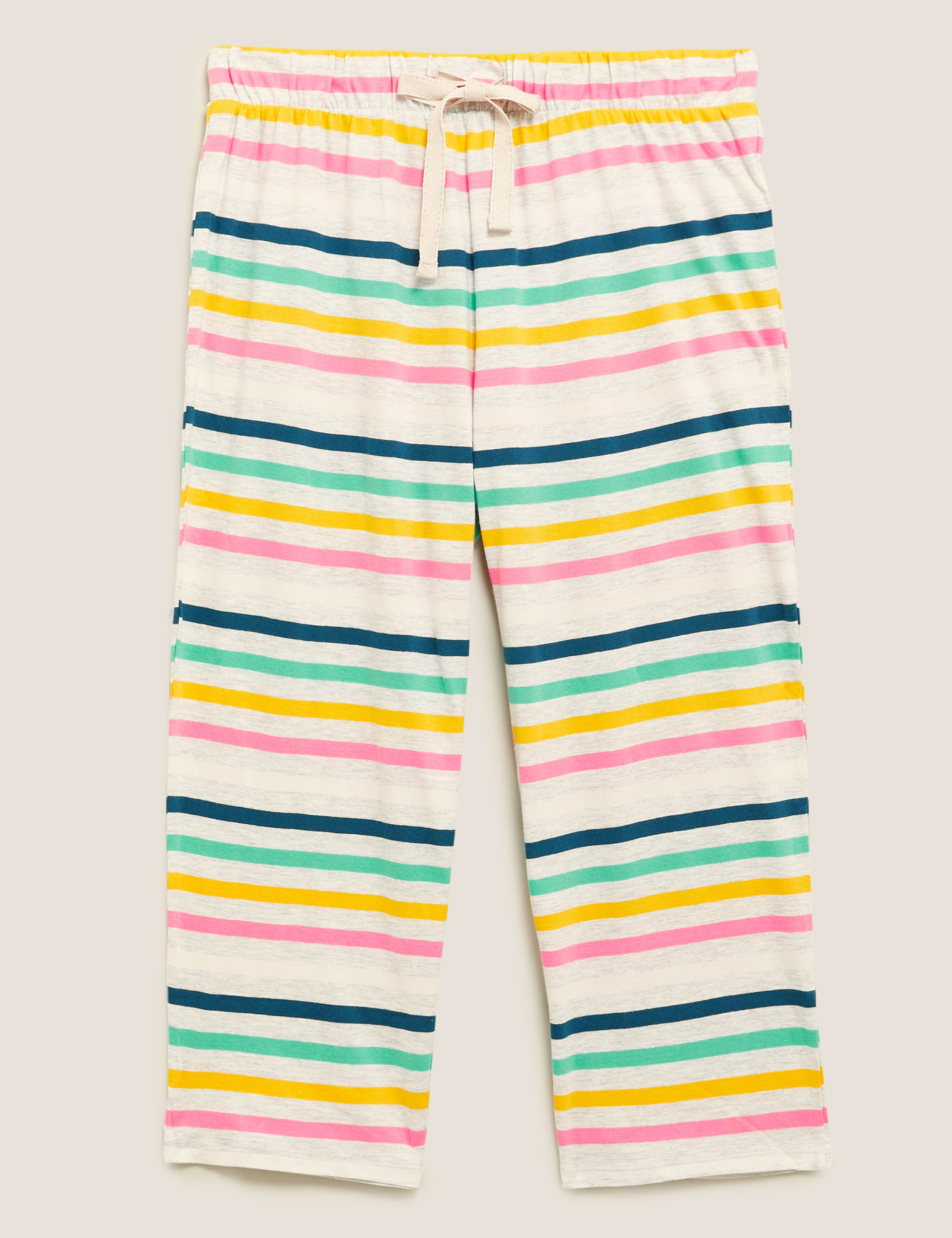 Cotton Striped Cropped Pyjama Pant 2 of 6