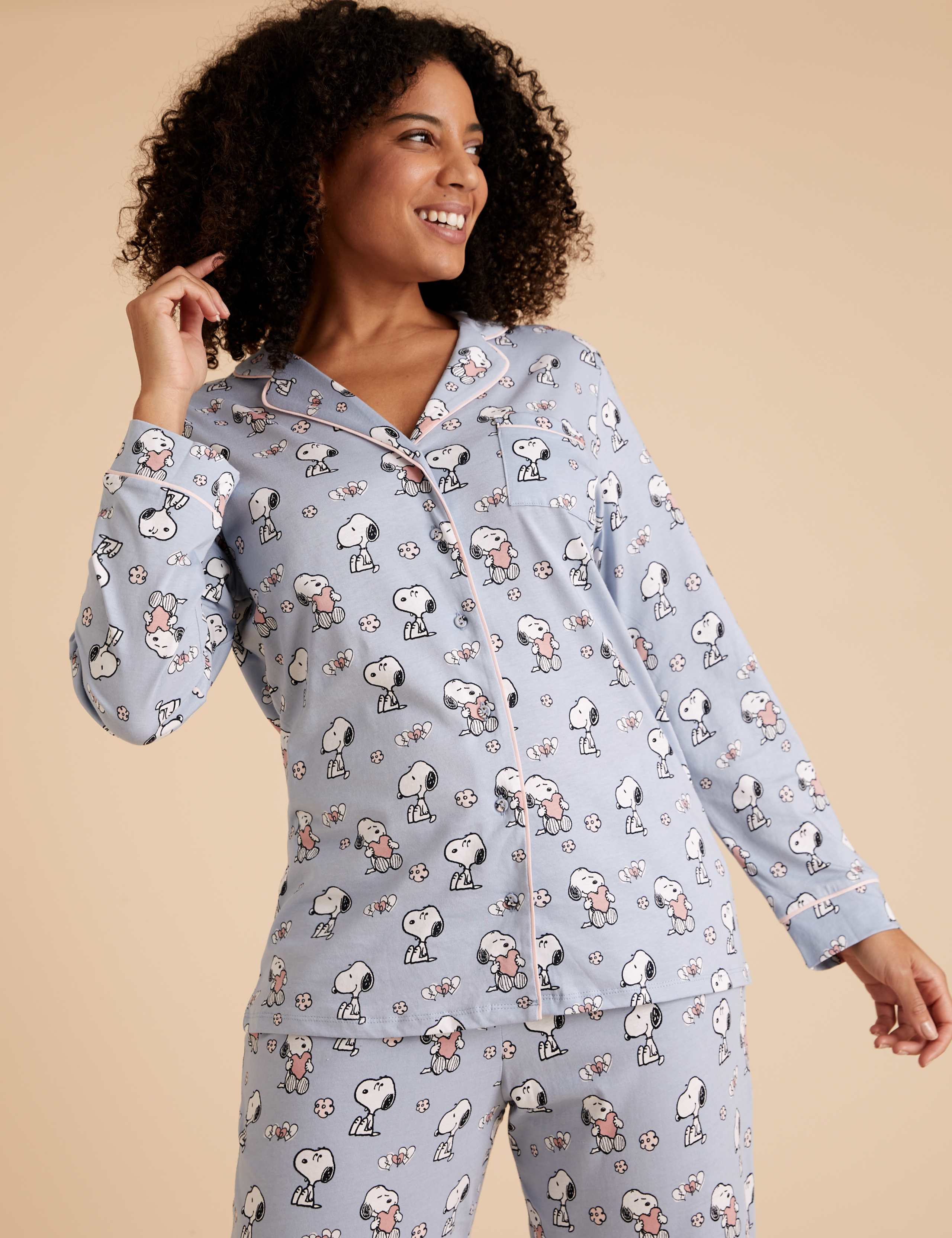 Pure Cotton Snoopy™ Print Pyjama Set 3 of 6