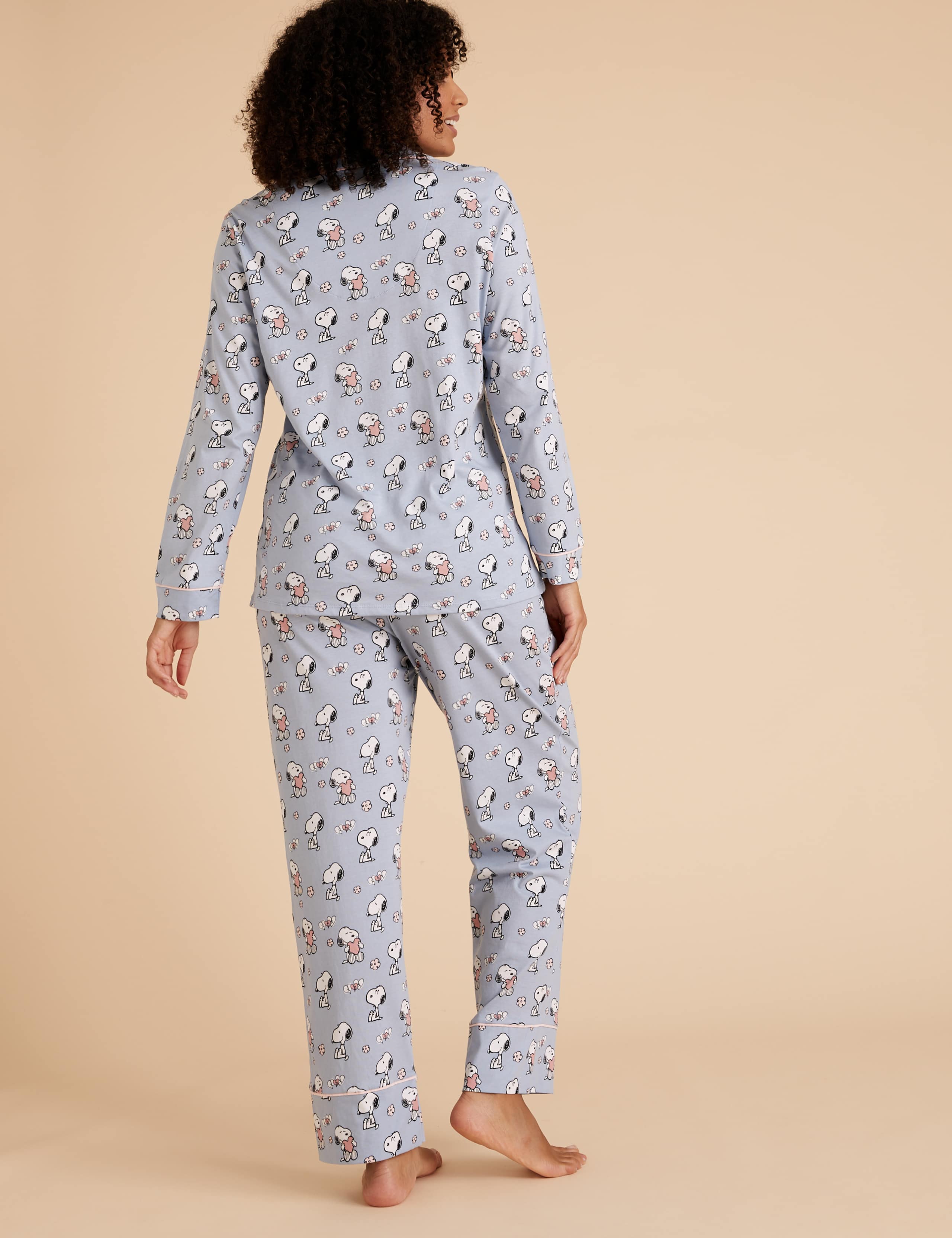 Pure Cotton Snoopy™ Print Pyjama Set 4 of 6
