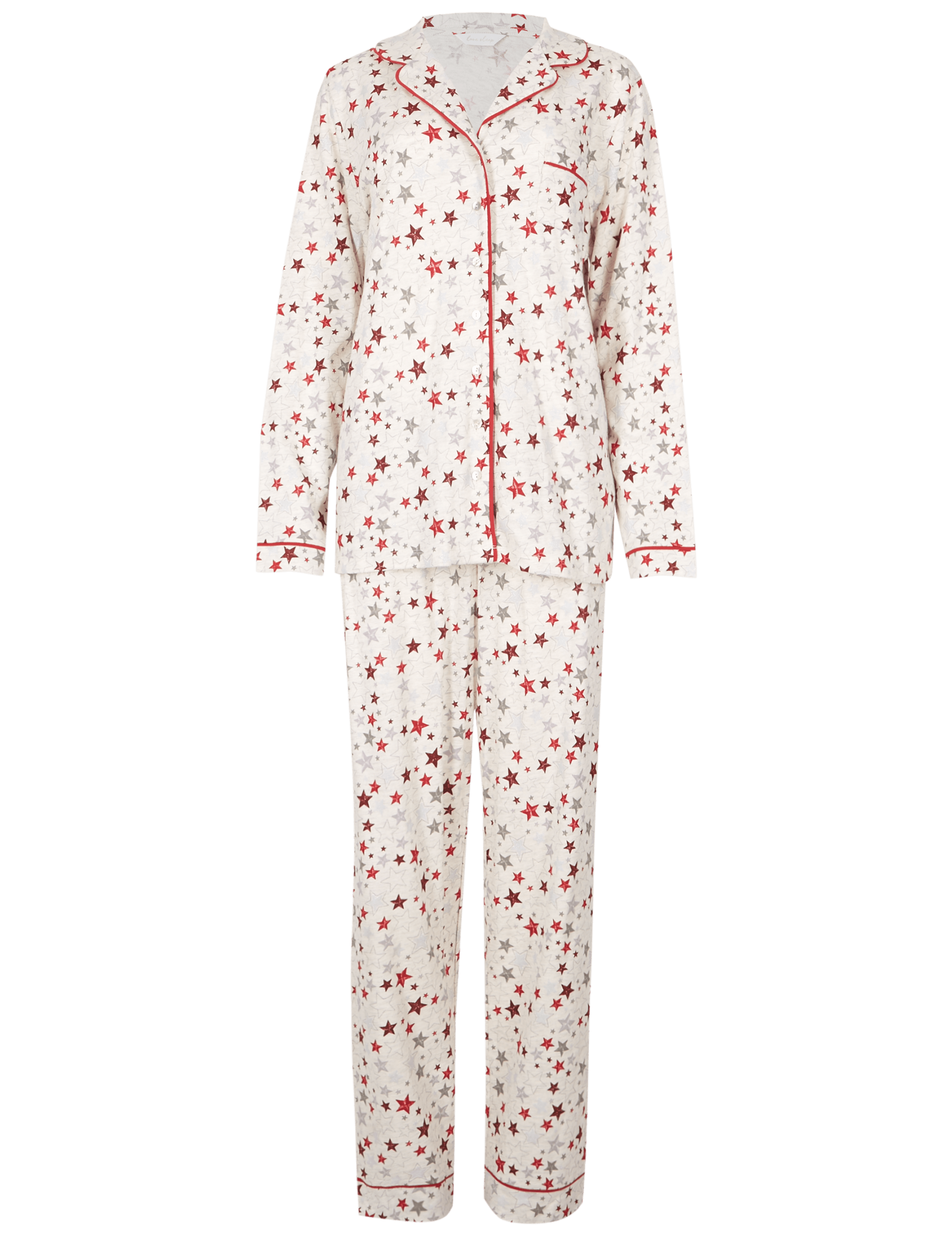 Star Print Long Sleeve Pyjama Set 5 of 6
