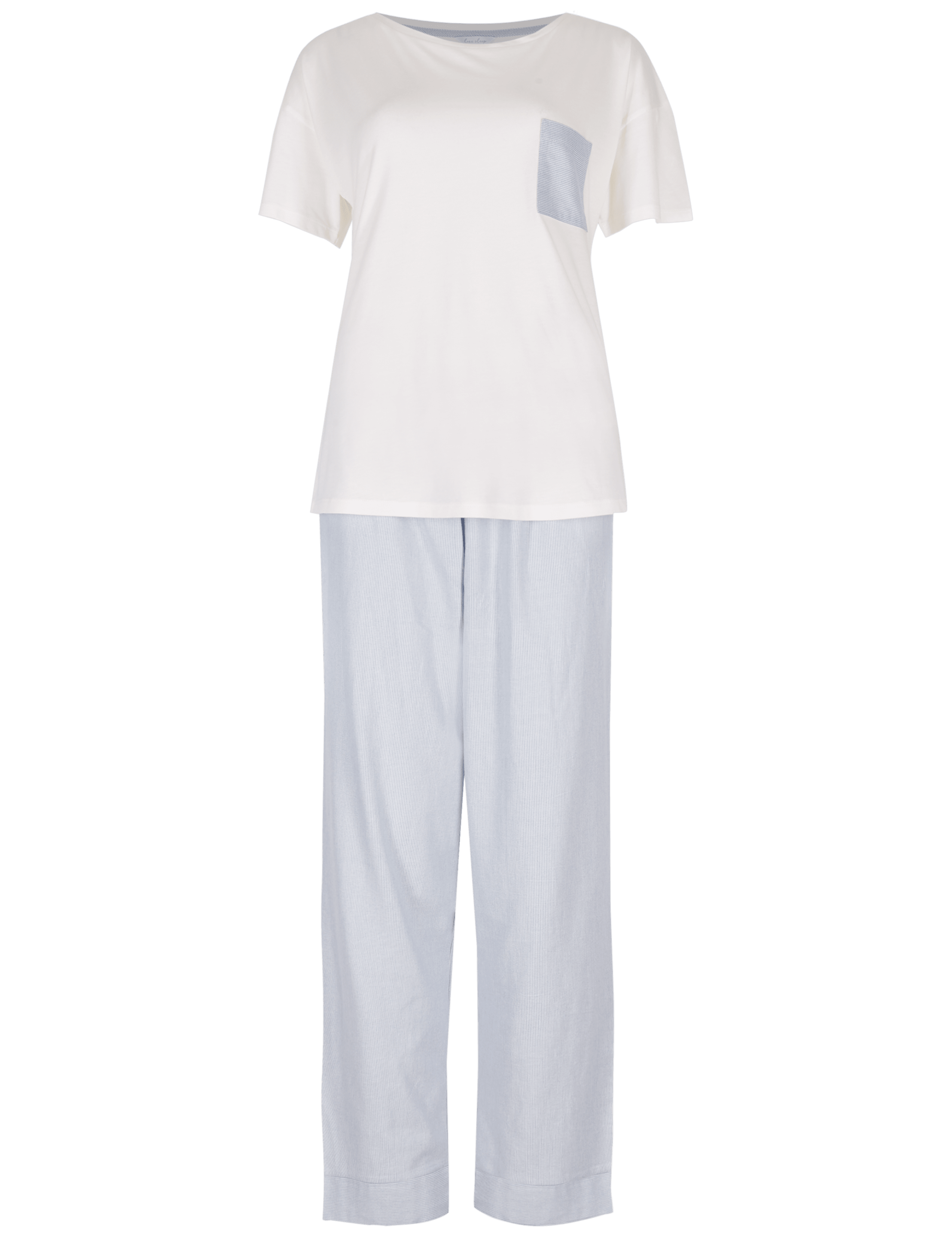 Cotton Blend Short Sleeve Pyjama Set 5 of 6