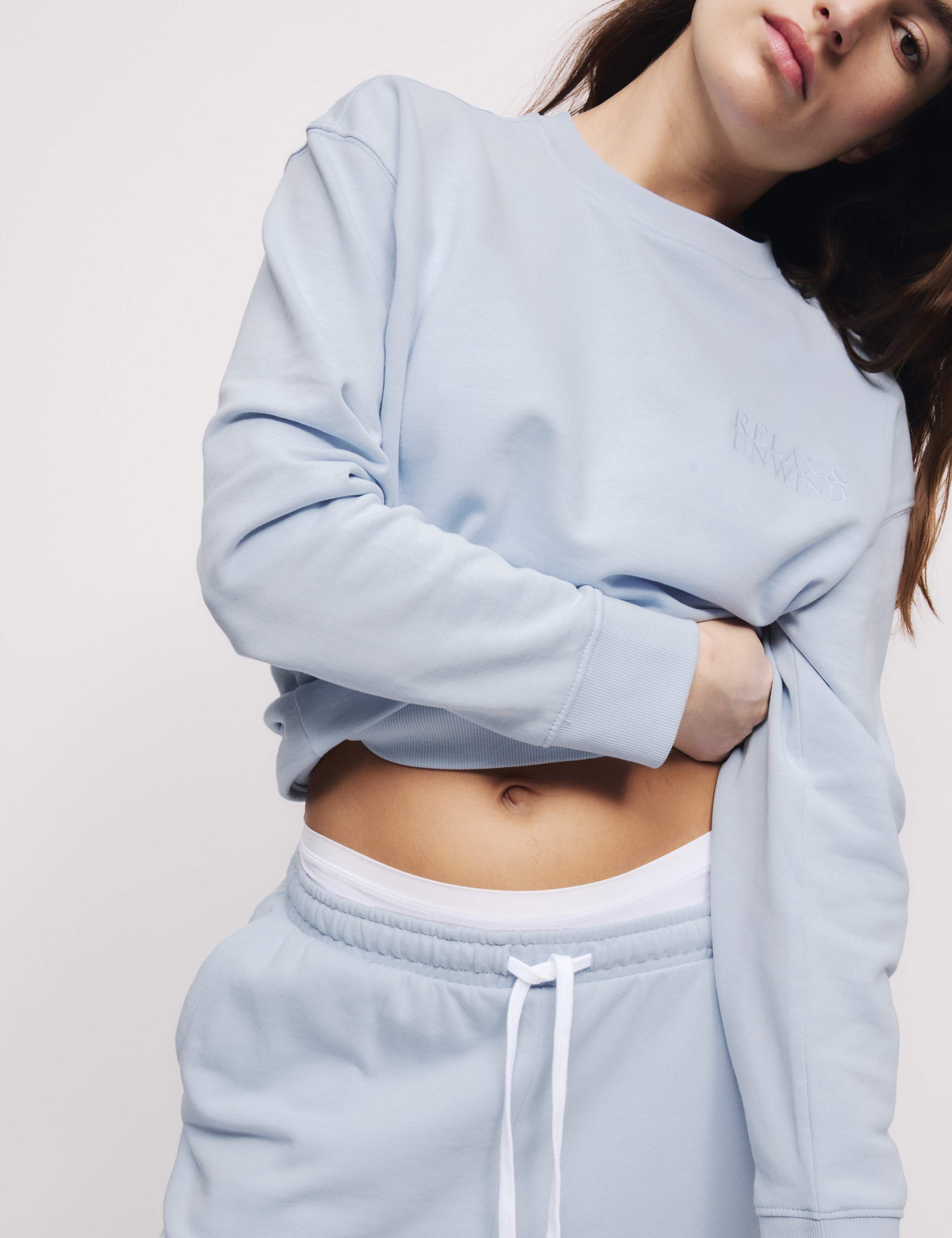 Pure Cotton Loopback Pyjama Bottoms 3 of 4