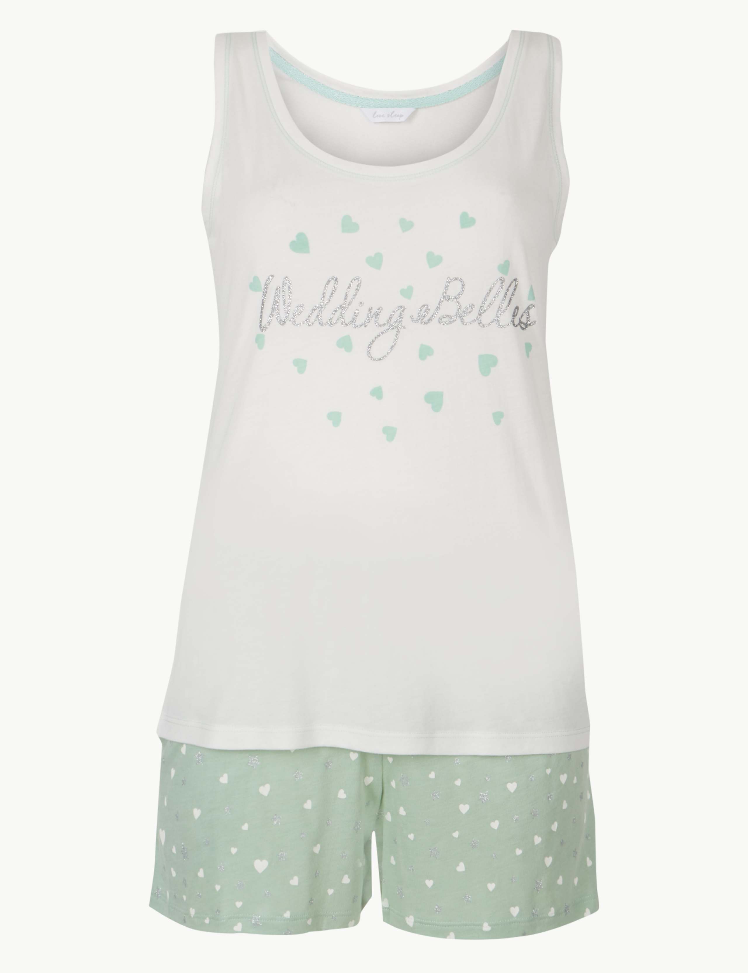 Bridesmaid Wedding Belles Slogan Pyjama Set 2 of 7