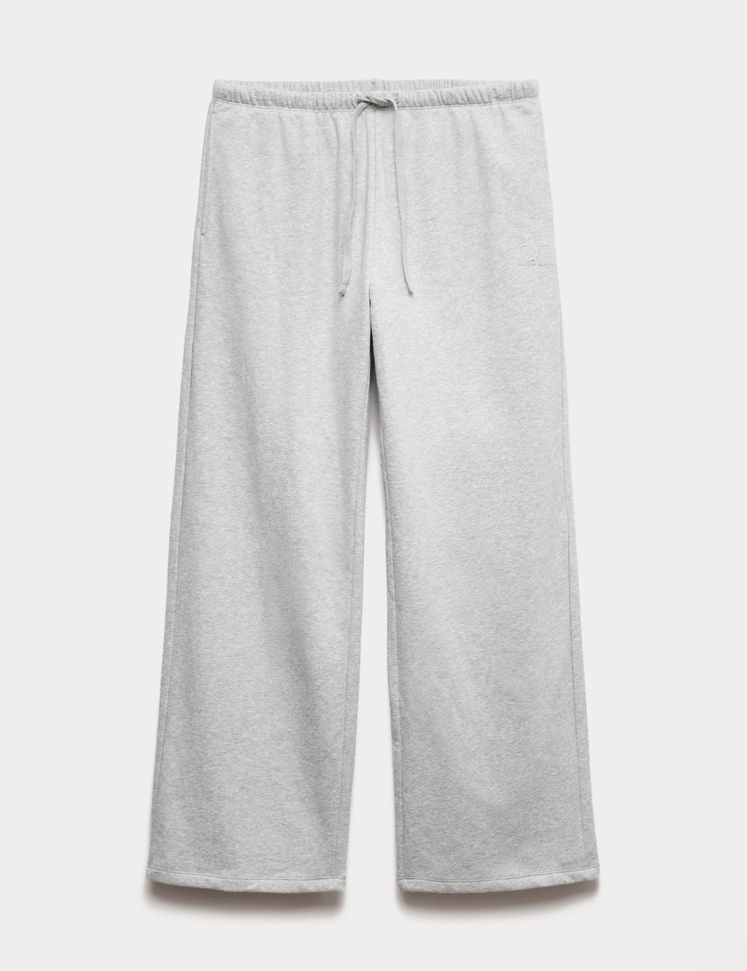 Cotton Rich Wide Leg Lounge Joggers 2 of 5