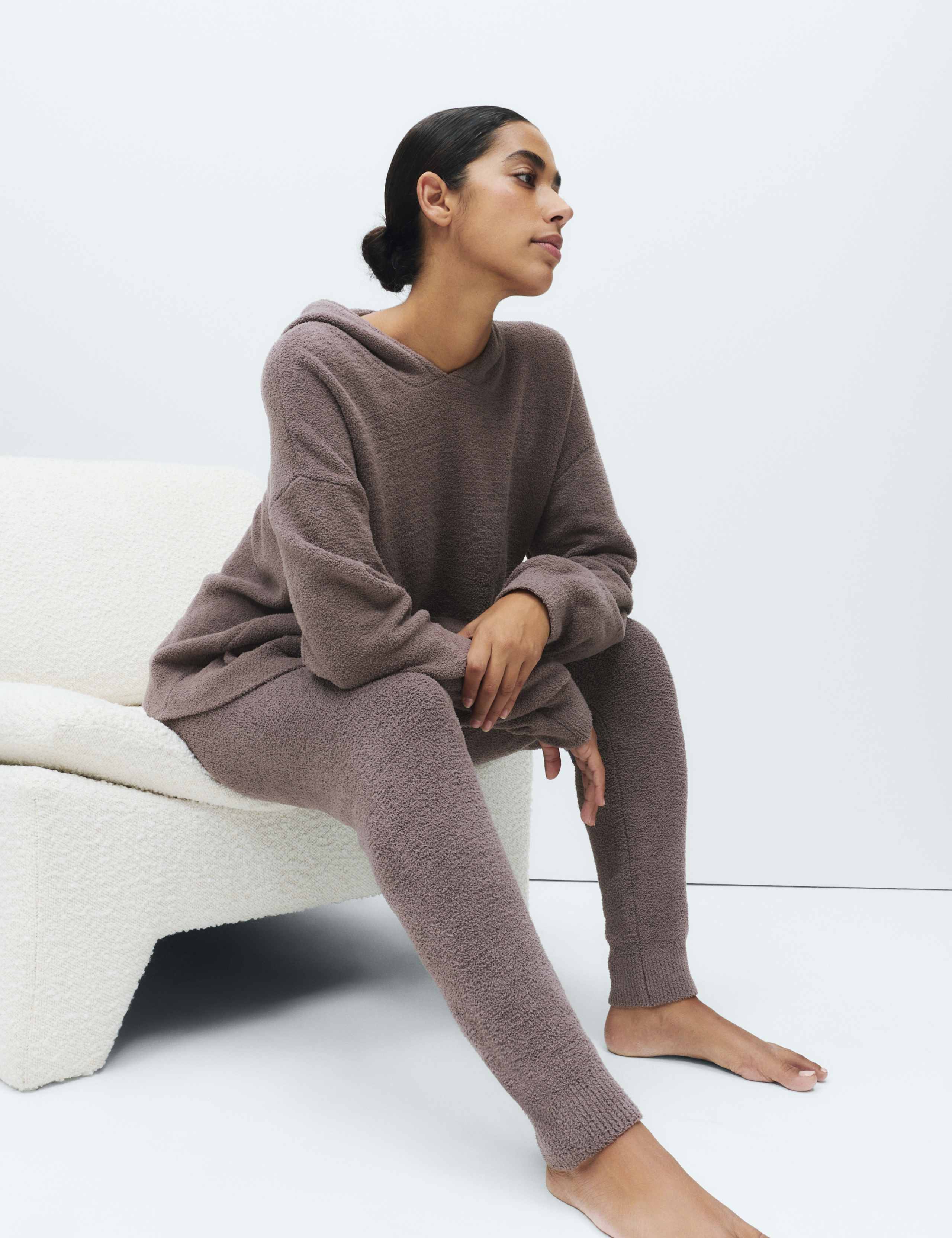 Cosy Boucle Knit Lounge Leggings 1 of 4