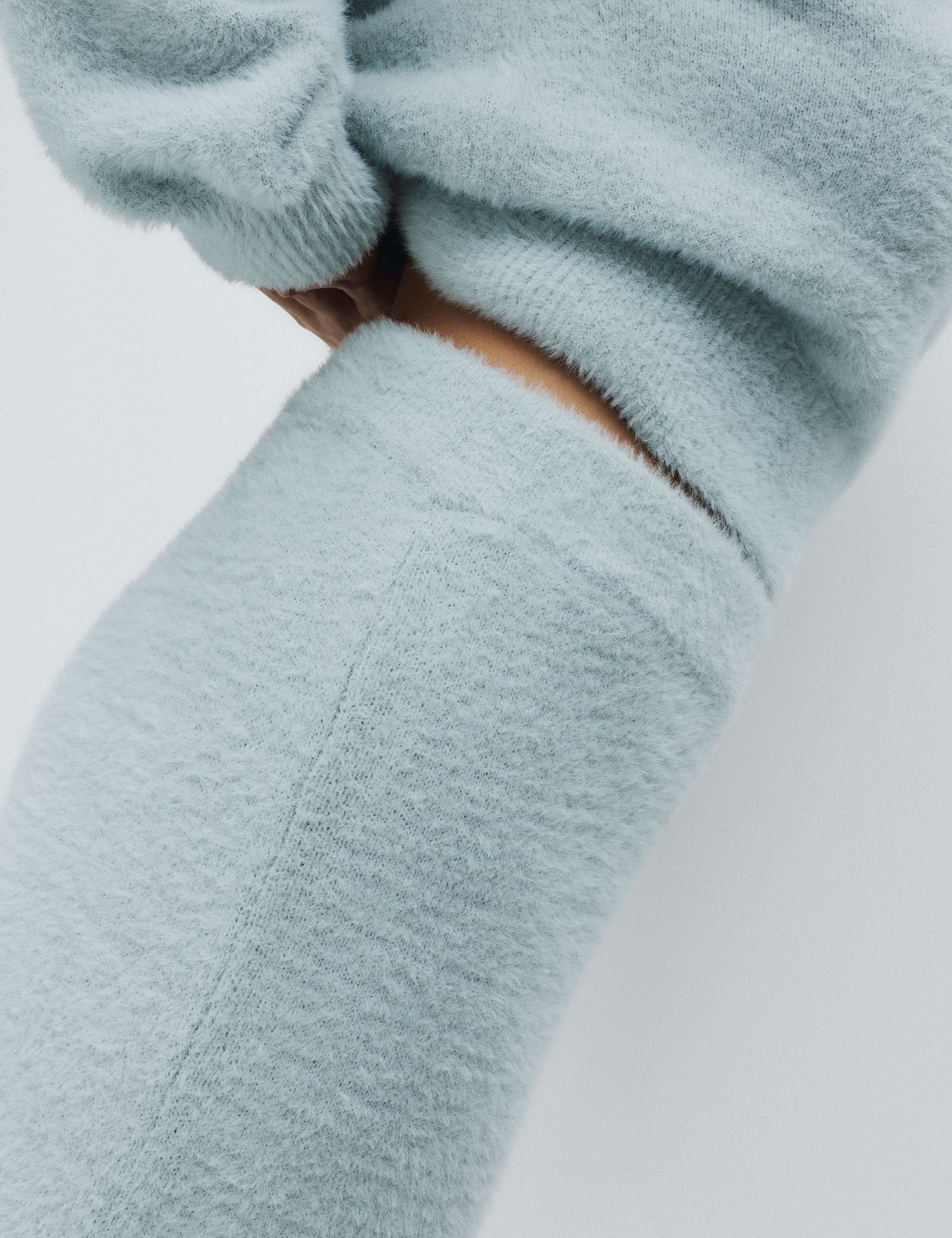 Feather Knit Cuffed Hem Pyjama Bottoms 3 of 4