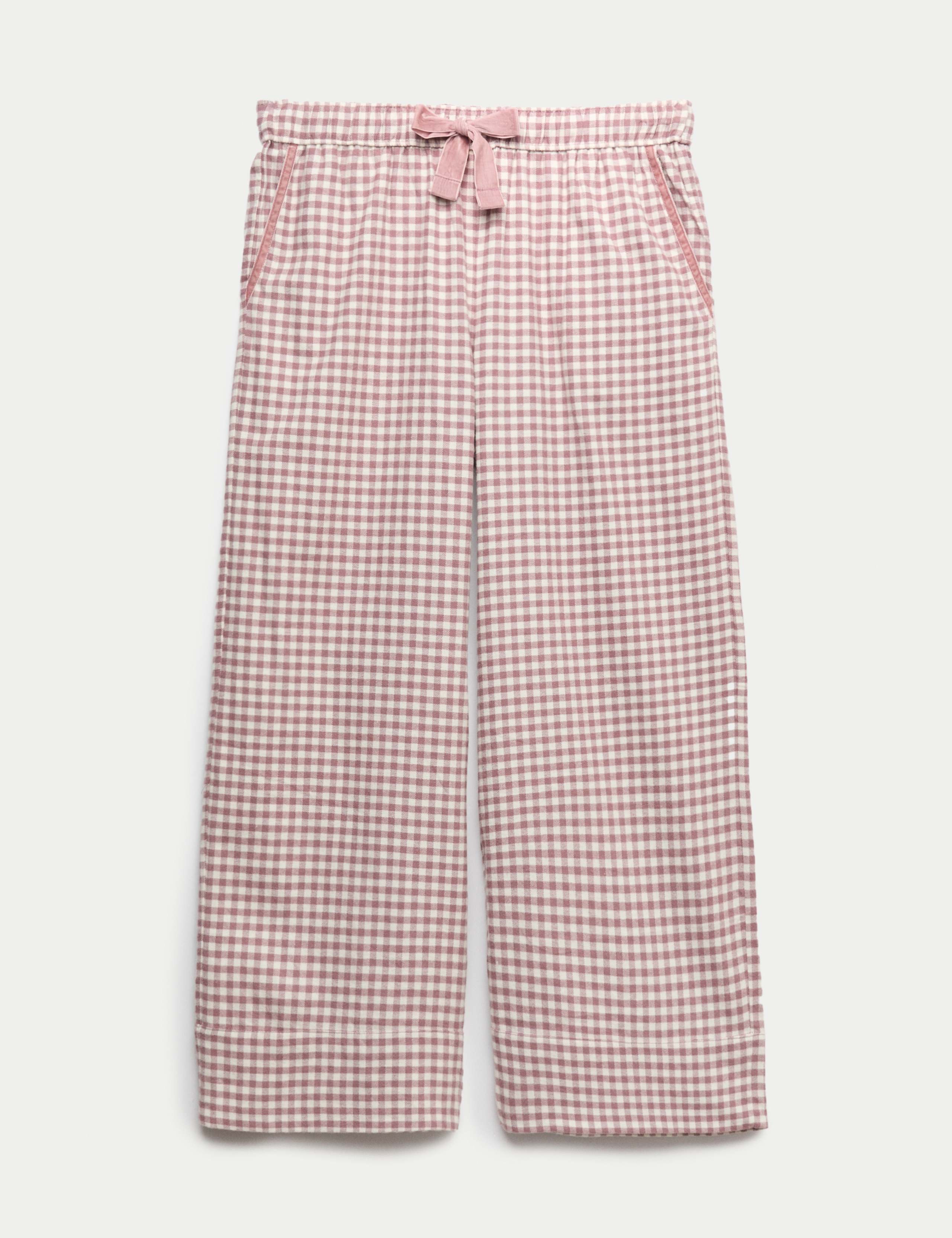 Flannel Gingham Pyjama Bottoms 2 of 5