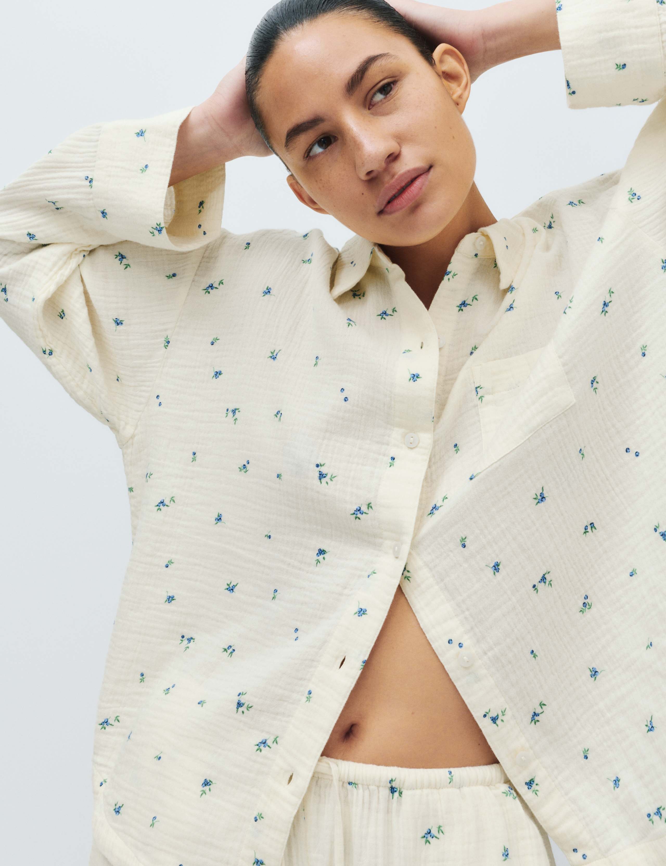 Cool Comfort™ Muslin Pyjama Bottoms 1 of 5