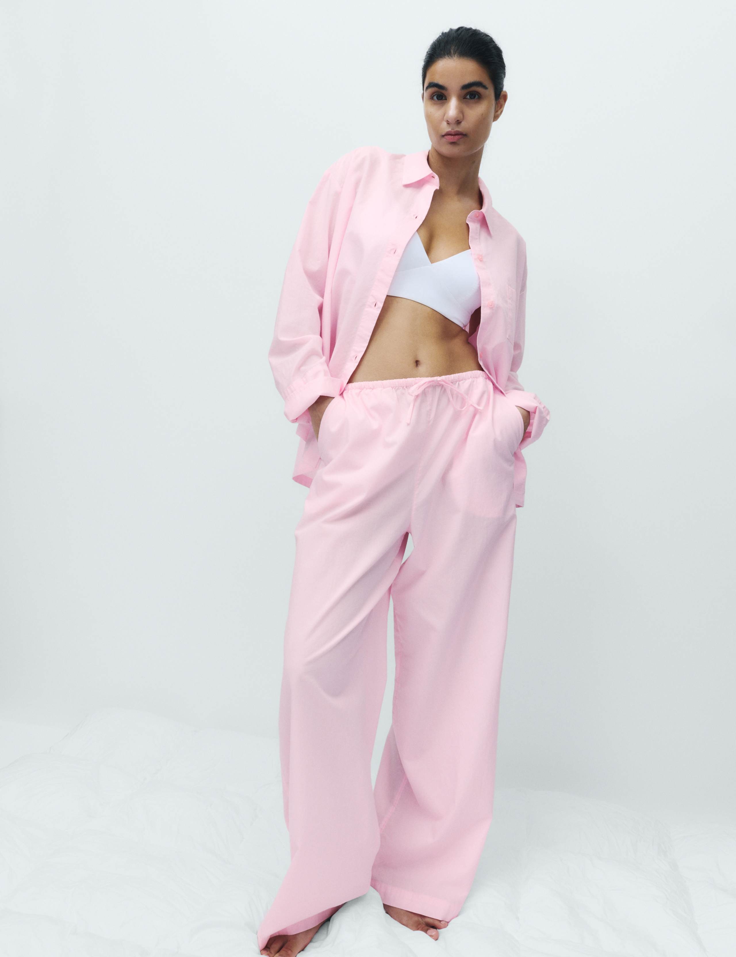 Cool Comfort™ Chambray Pyjama Bottoms 3 of 4