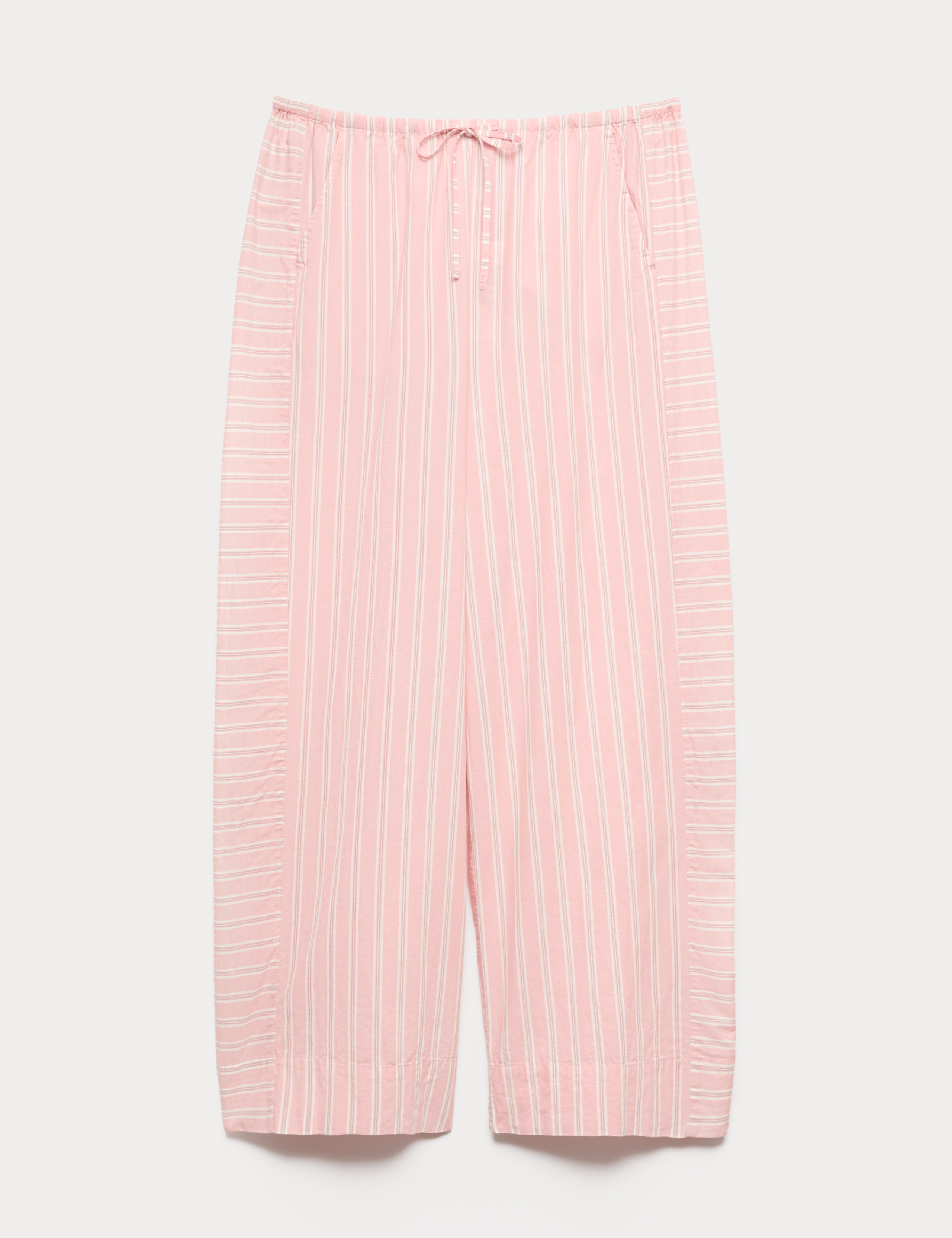 Pure Cotton Cambric Striped Pyjama Bottoms 2 of 5