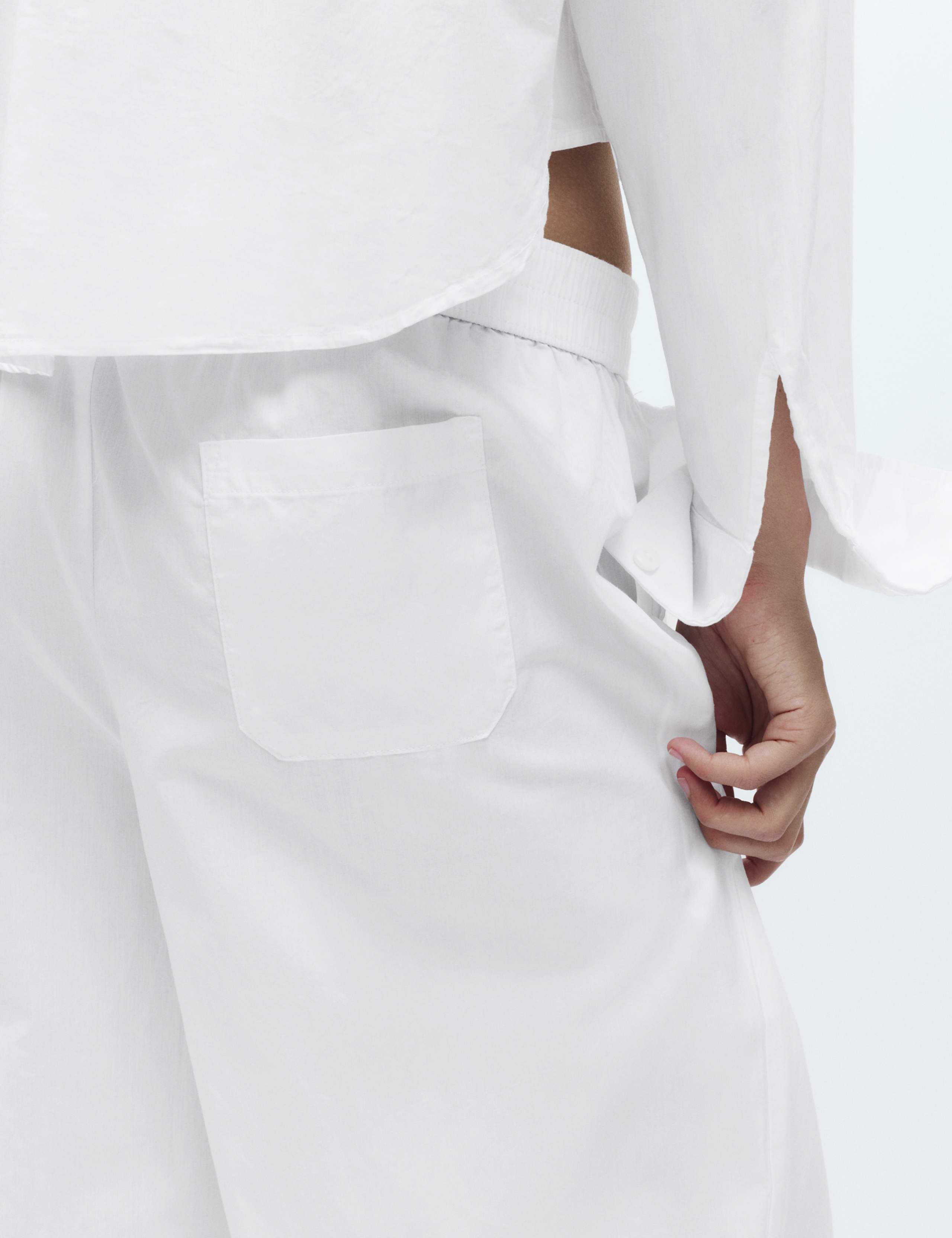 Pure Cotton Wide Leg Pyjama Bottoms 3 of 5