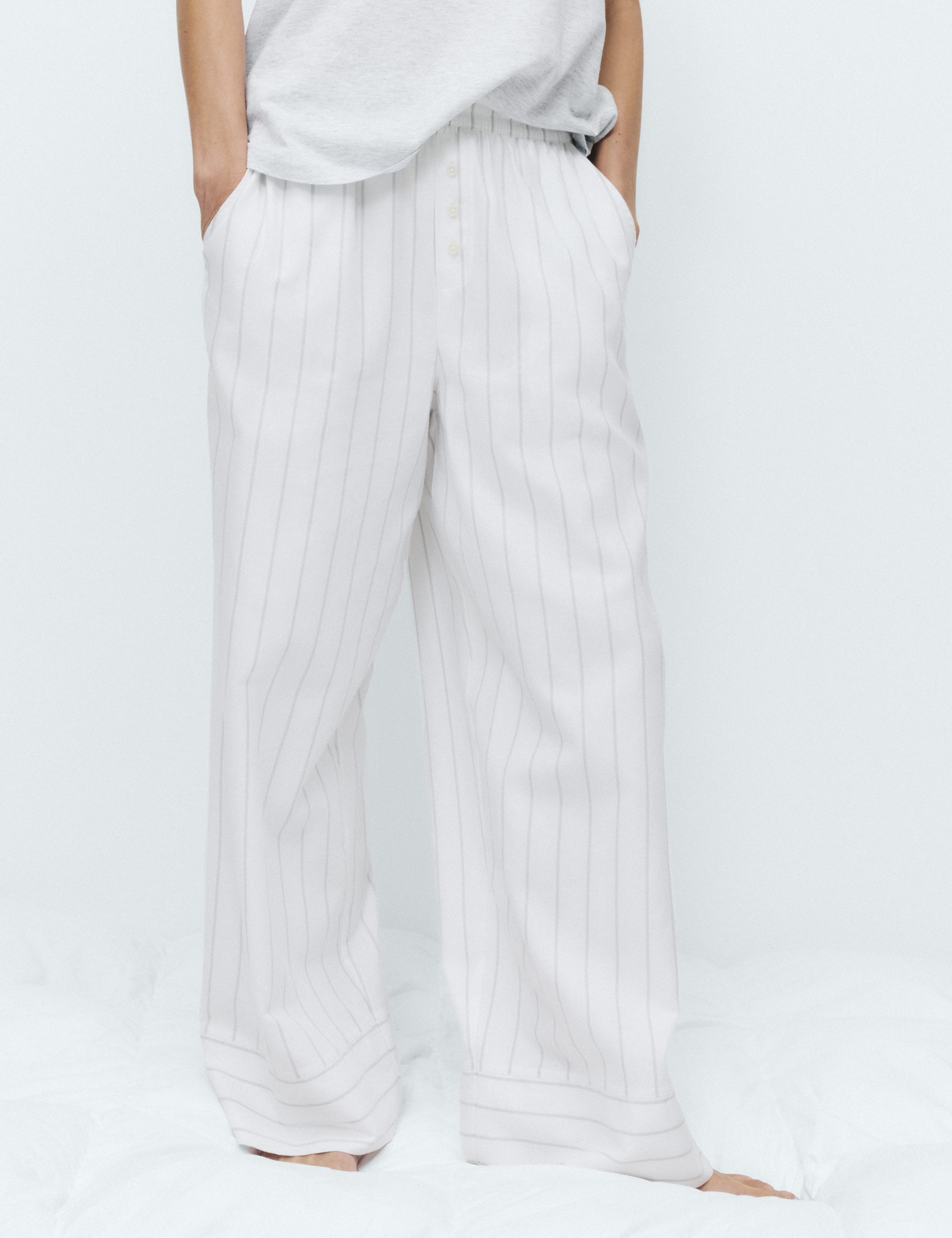2 Pack Pure Cotton Printed Pyjama Bottoms 2 of 5