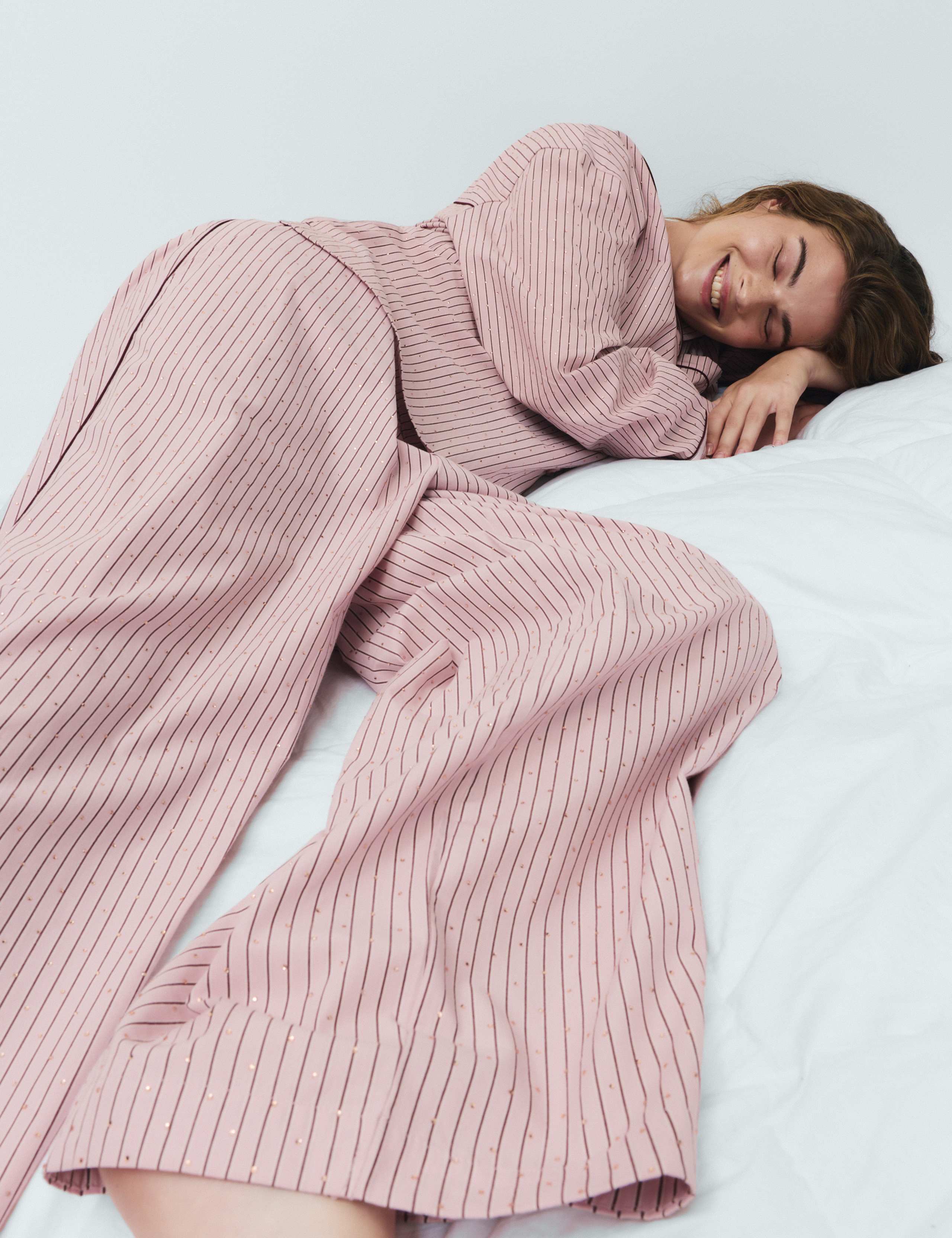 Pure Cotton Striped Pyjama Bottoms 3 of 6