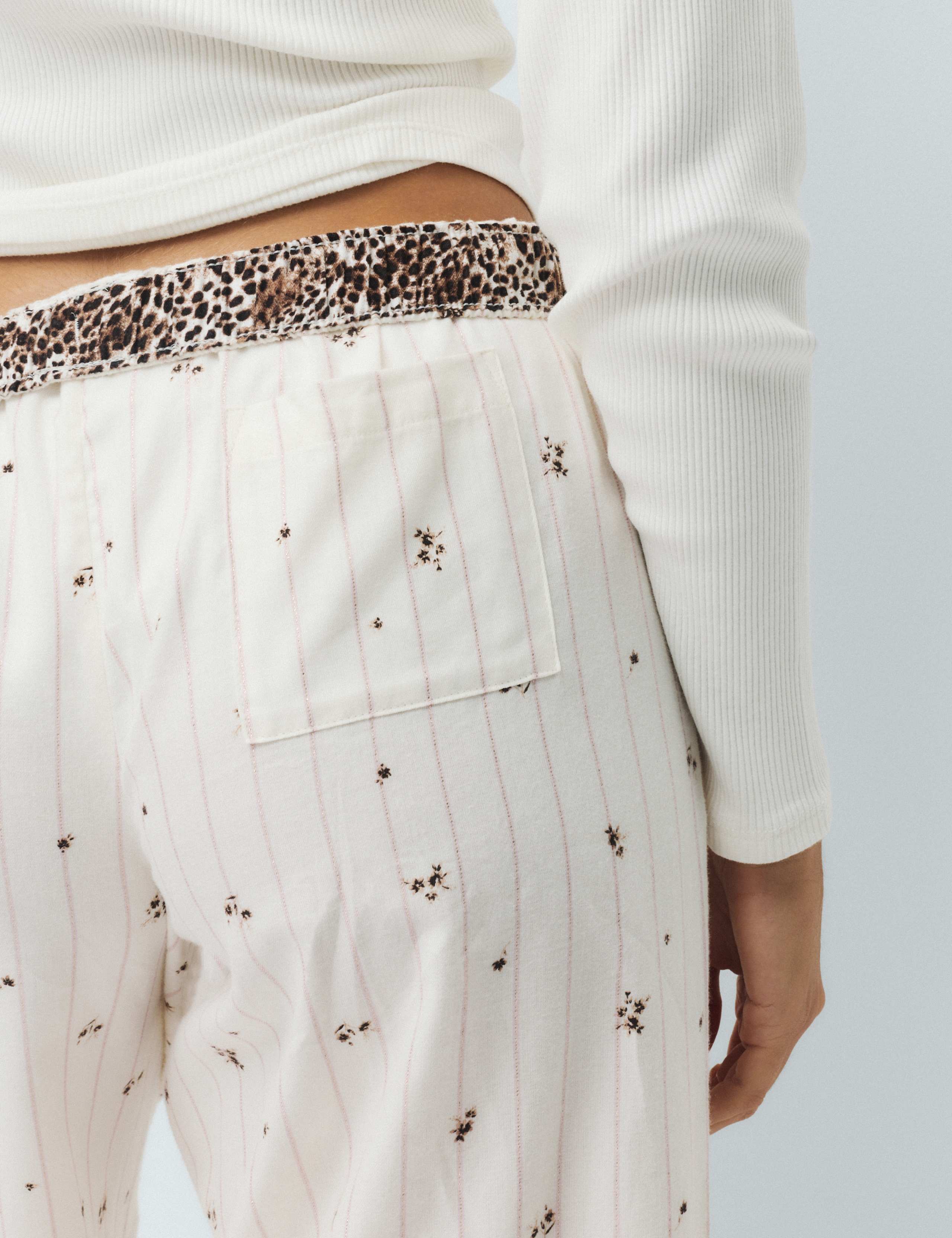 Cotton Rich Floral Pyjama Bottoms 4 of 5