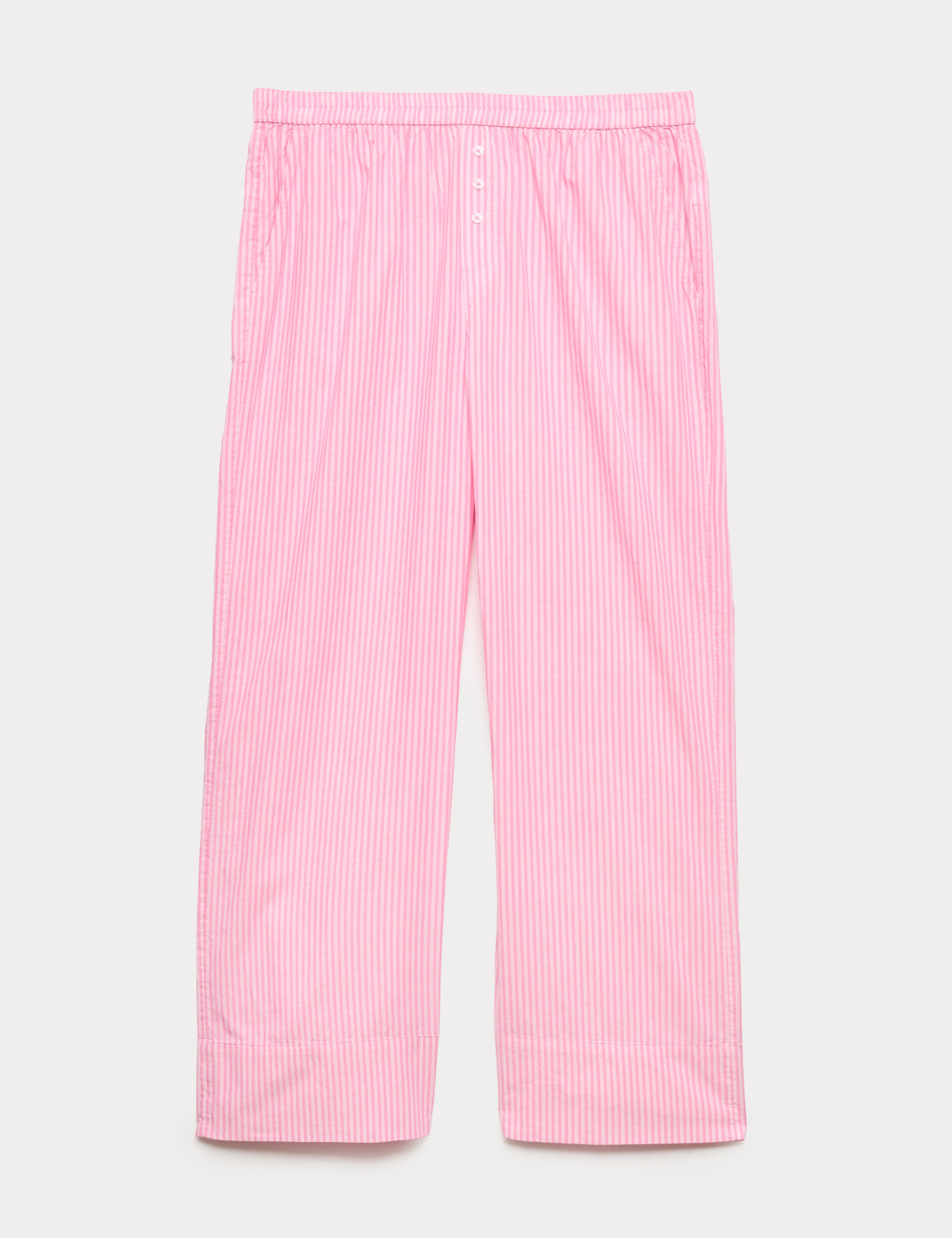 Pure Cotton Striped Pyjama Bottoms 2 of 4