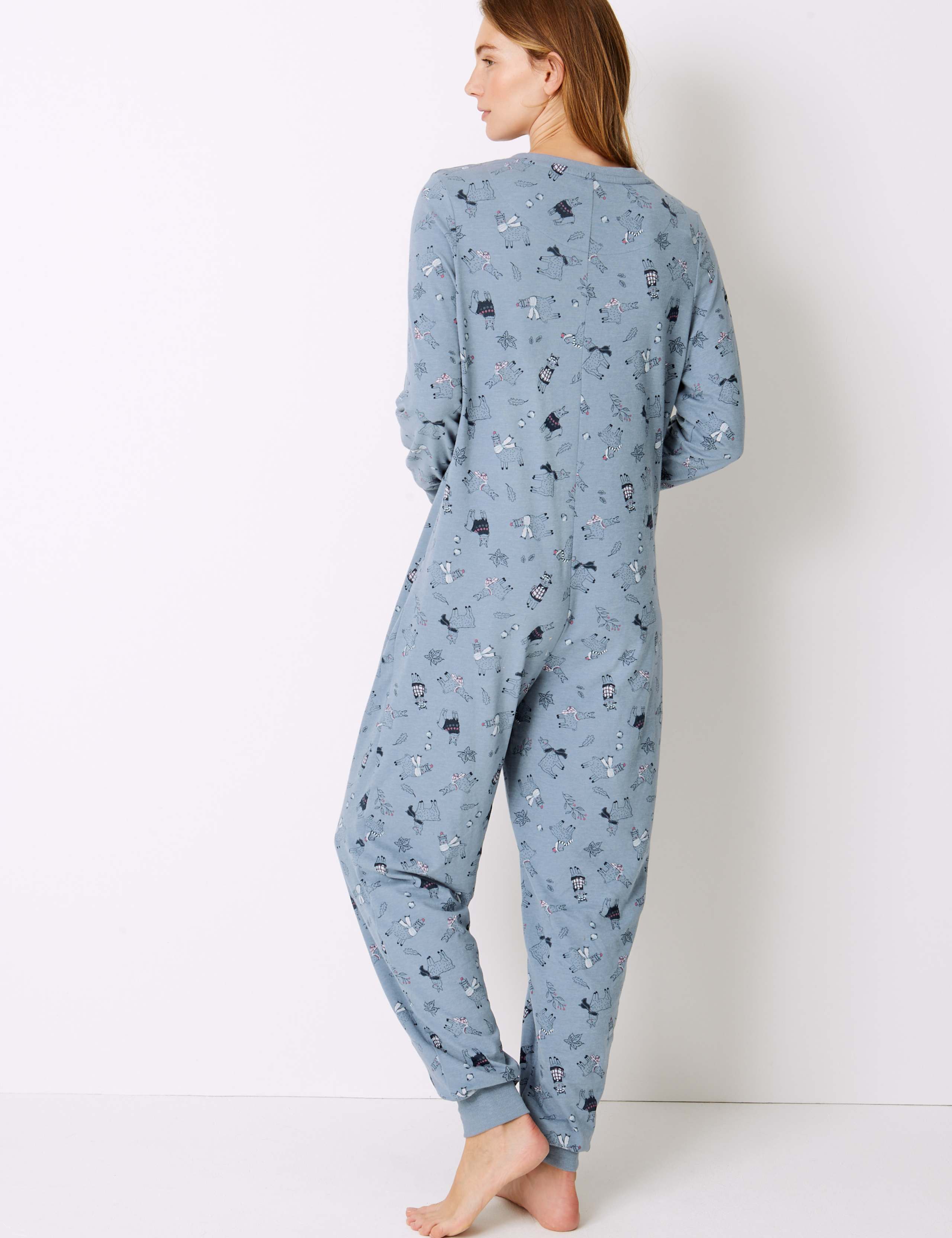 Llama Front Button Onesie 3 of 4