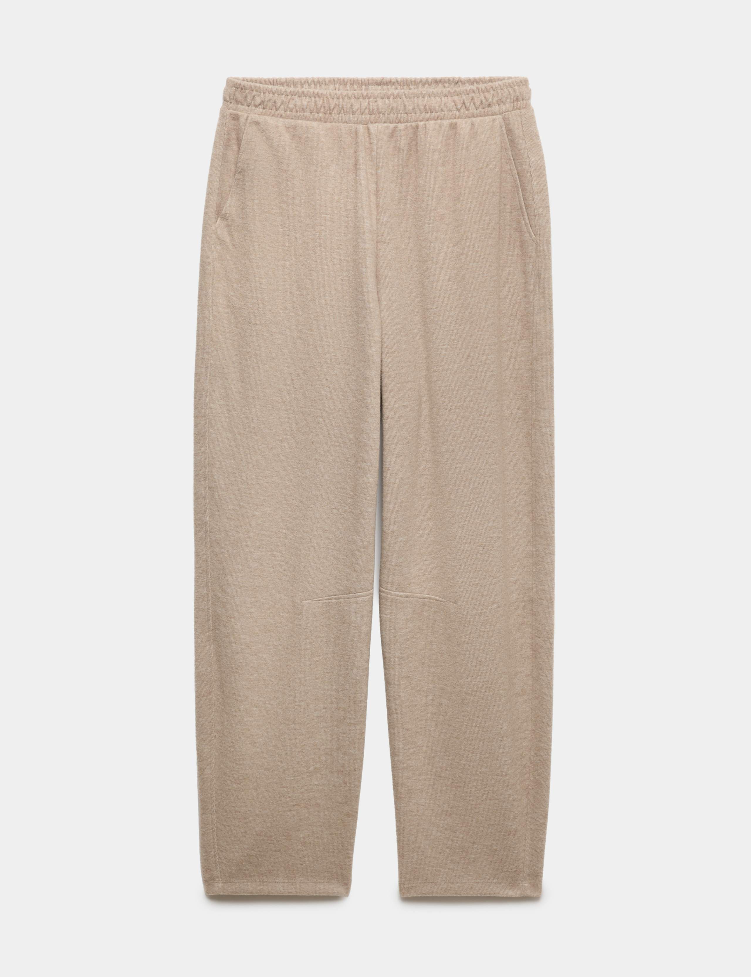 Cotton Blend Brushed Lounge Joggers 2 of 4