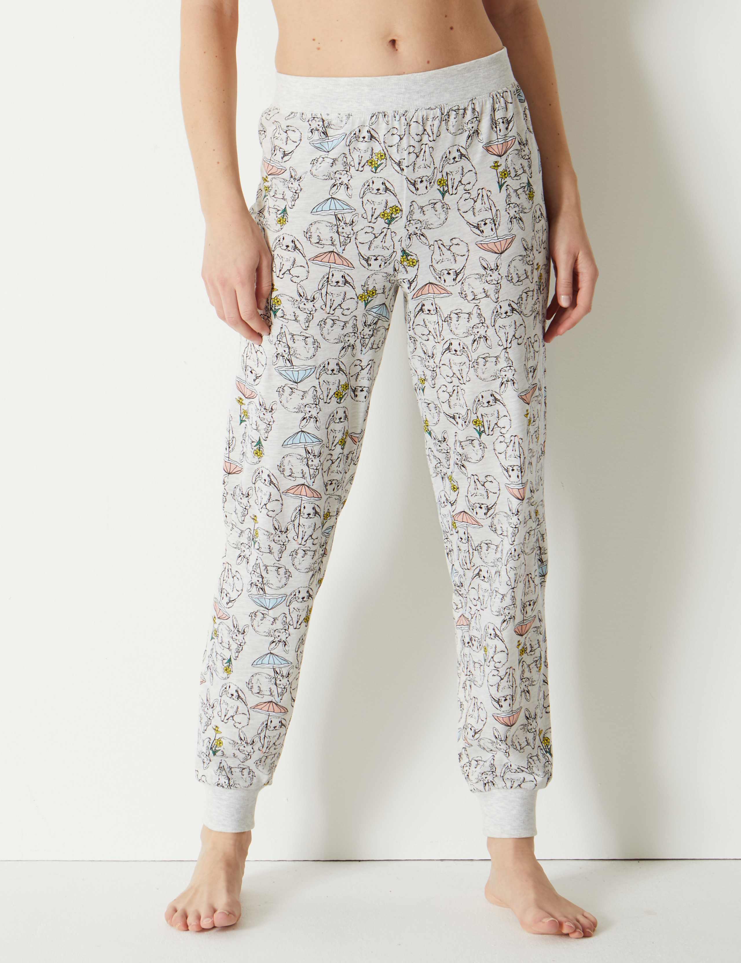 Bunny Cuffed Hem Short Pyjama Set 4 of 5