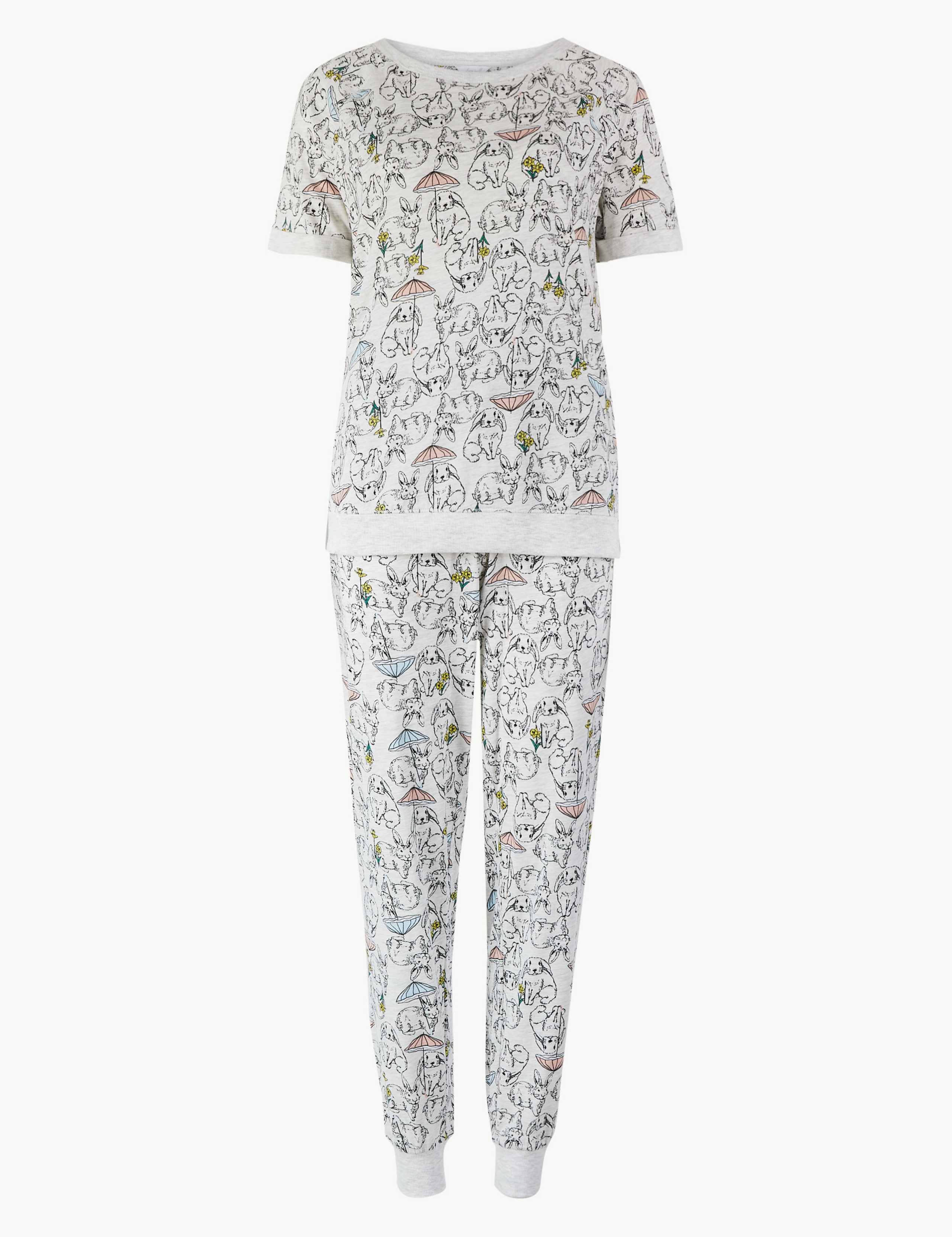Bunny Cuffed Hem Short Pyjama Set 2 of 5