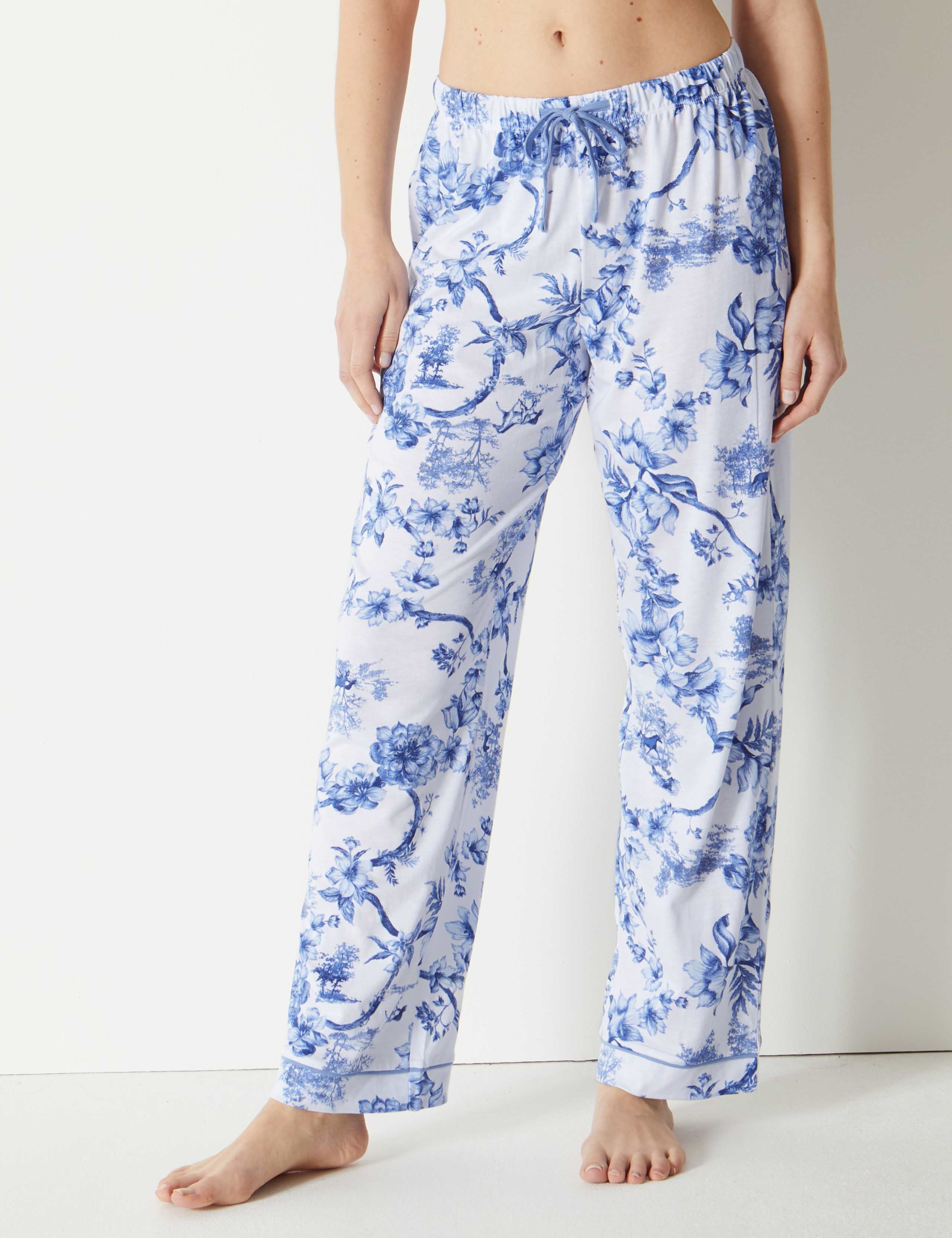 Cool Comfort™ Cotton Modal Floral Pyjama Set 3 of 4