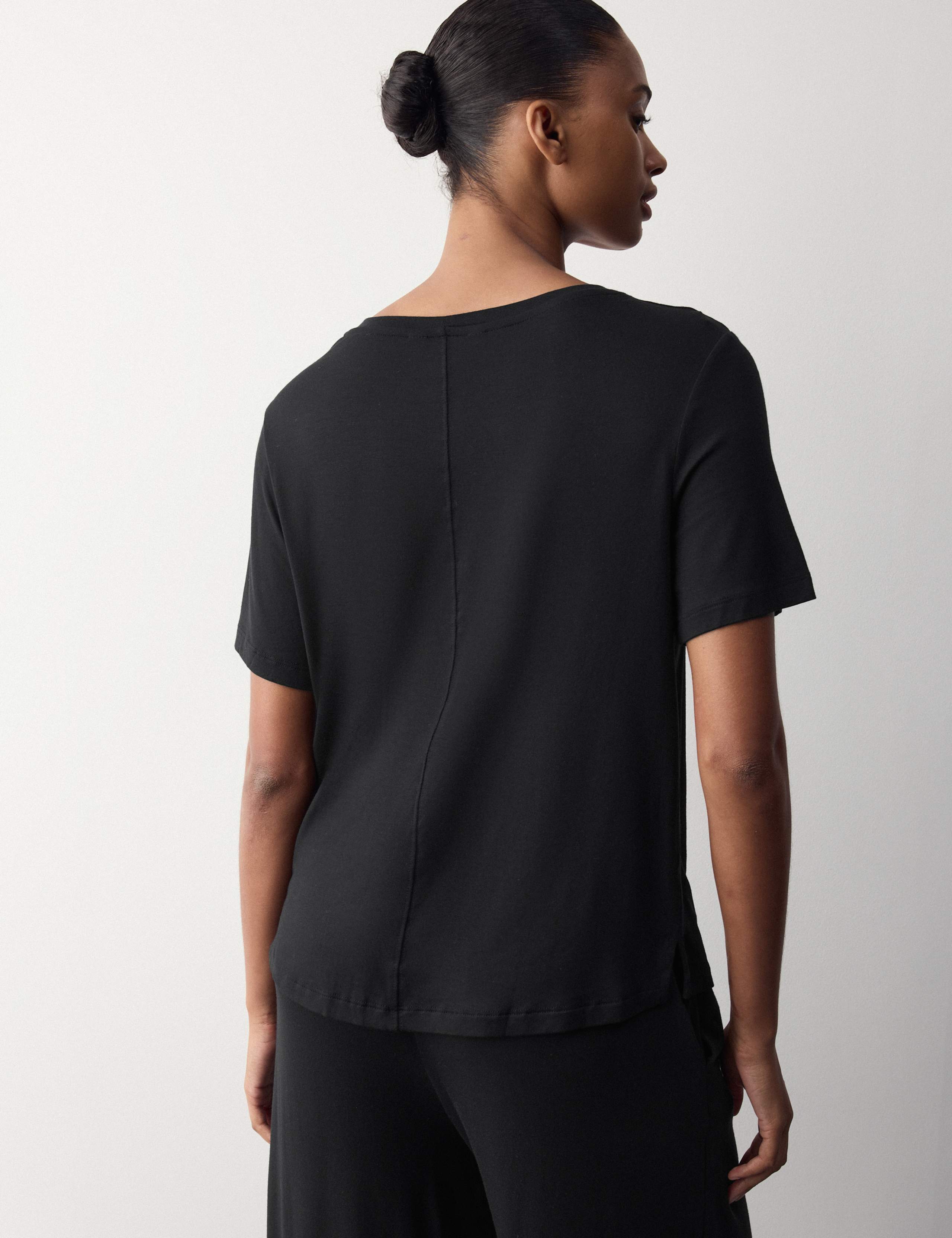 Modal Rich Short Sleeve Pyjama Top 4 of 5