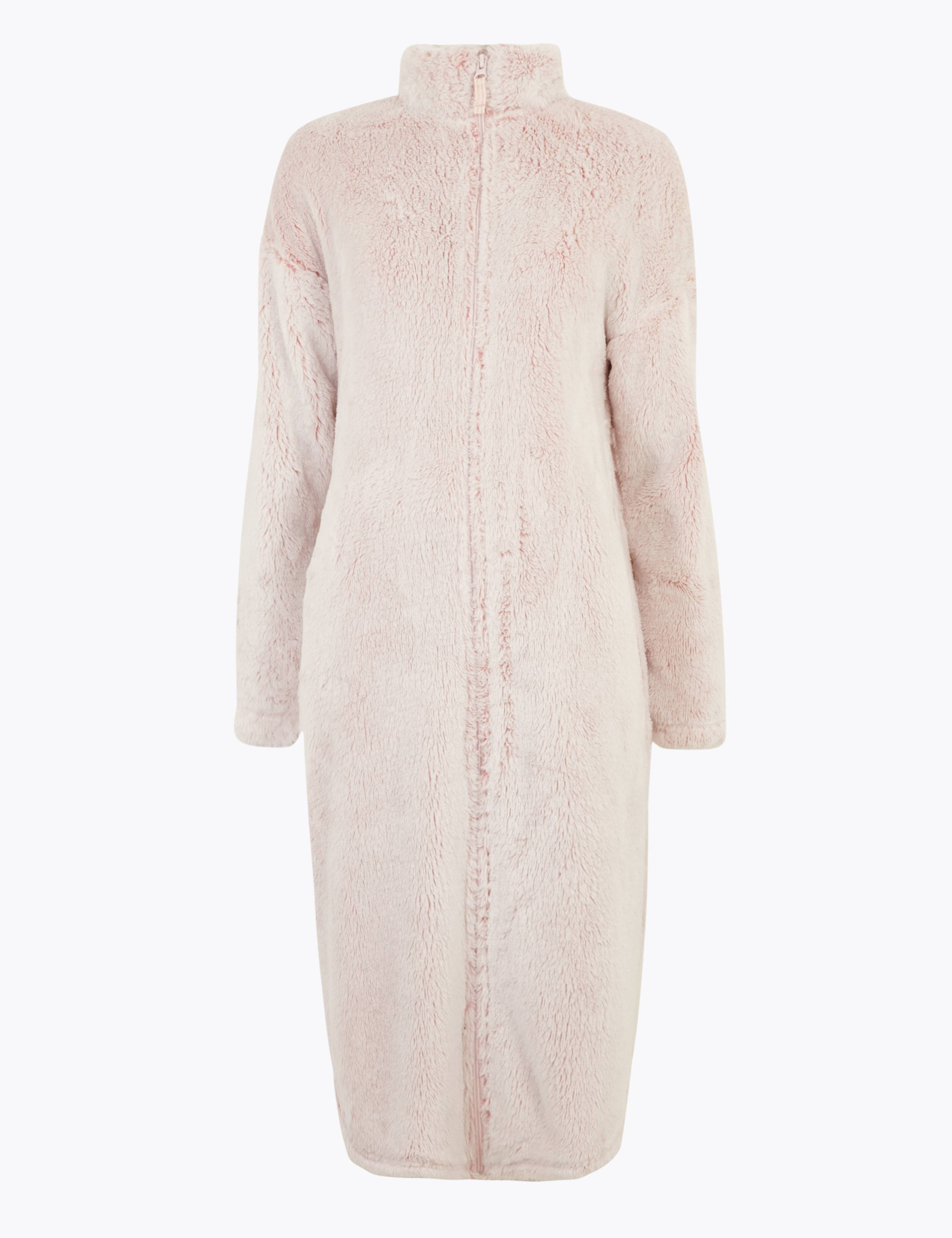 Fleece Zip Through Gown 2 of 4