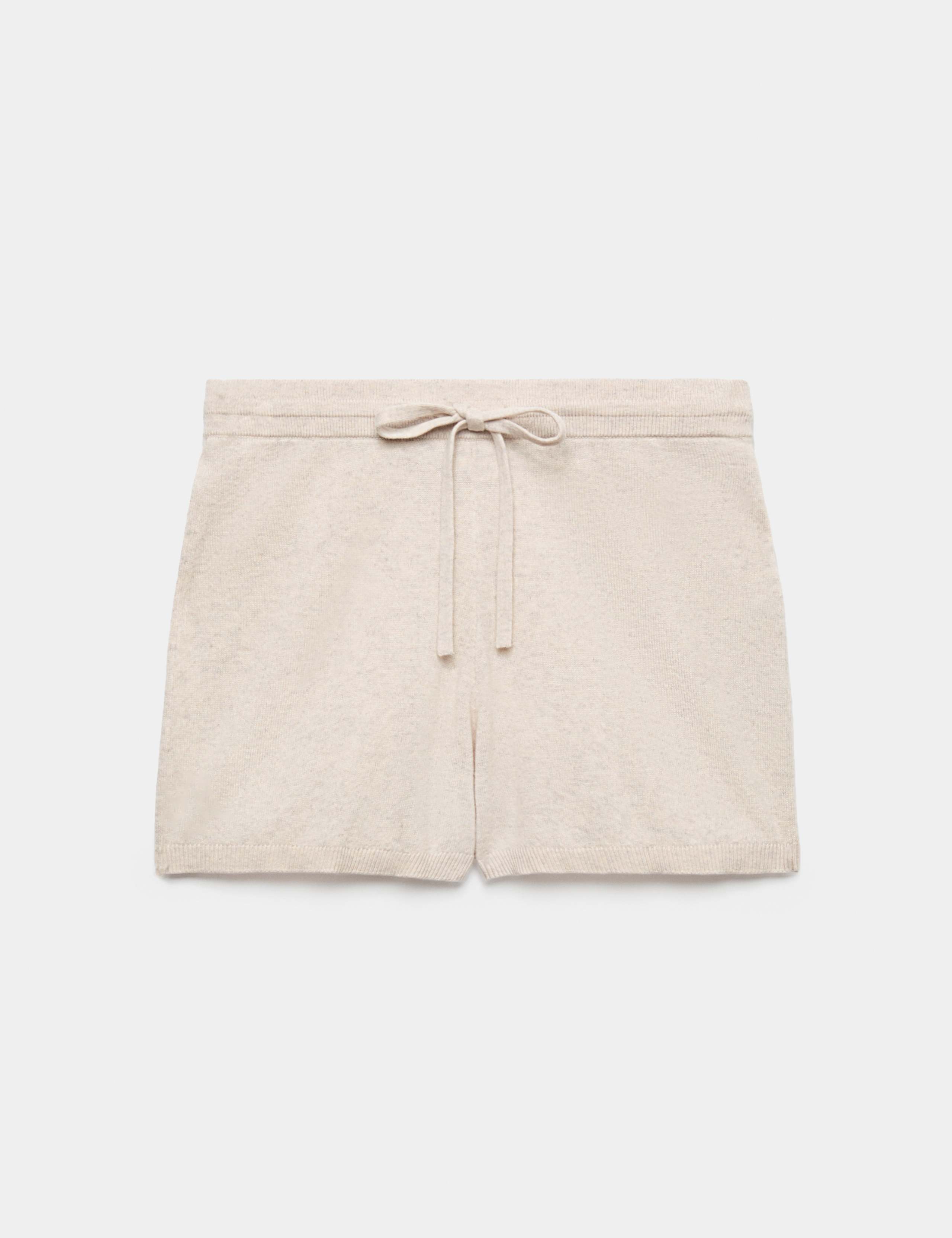 Merino Wool Blend Lounge Shorts with Cashmere 2 of 5