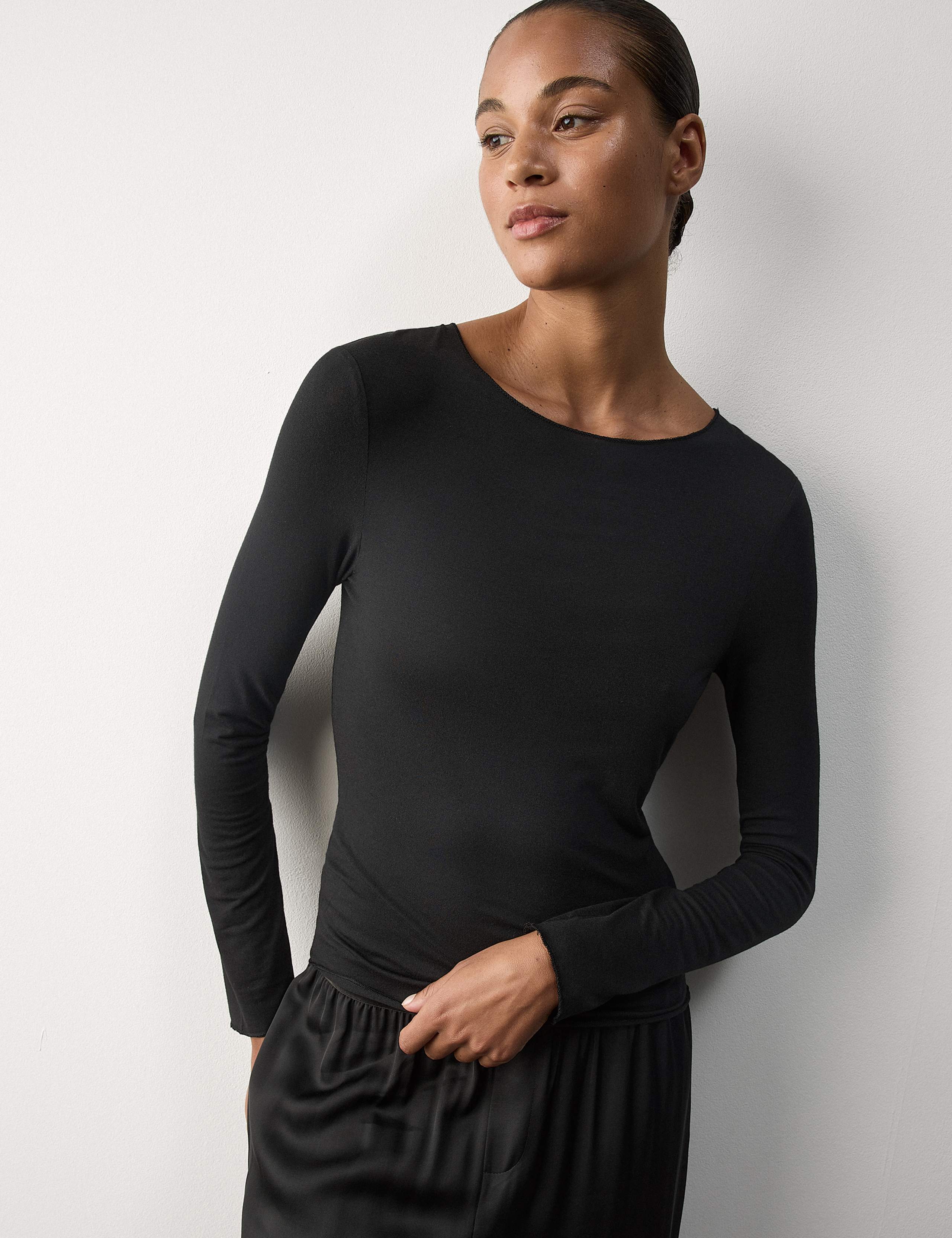 Modal Rich Thermal Top with Cashmere 5 of 5