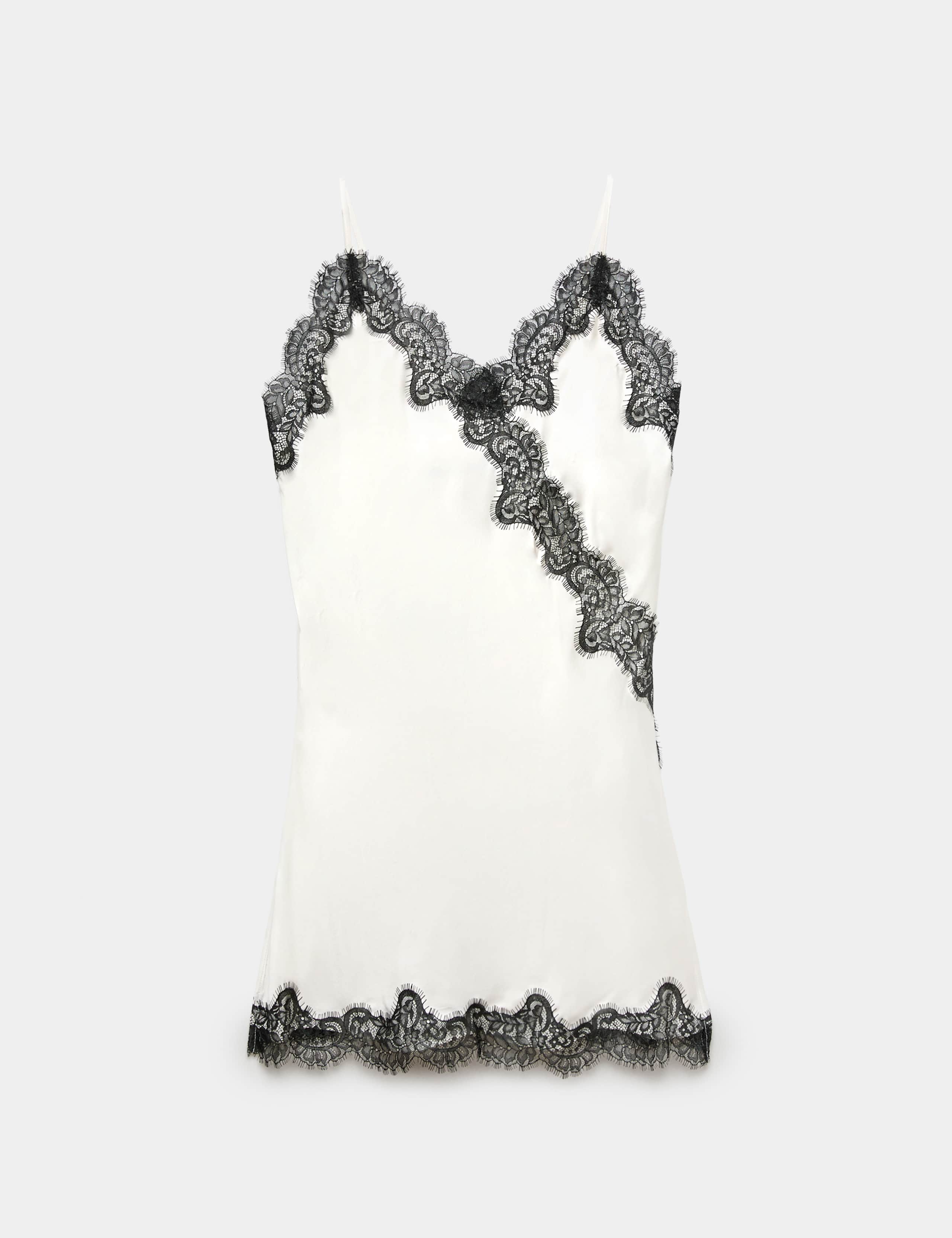 Satin and Lace Chemise 2 of 6