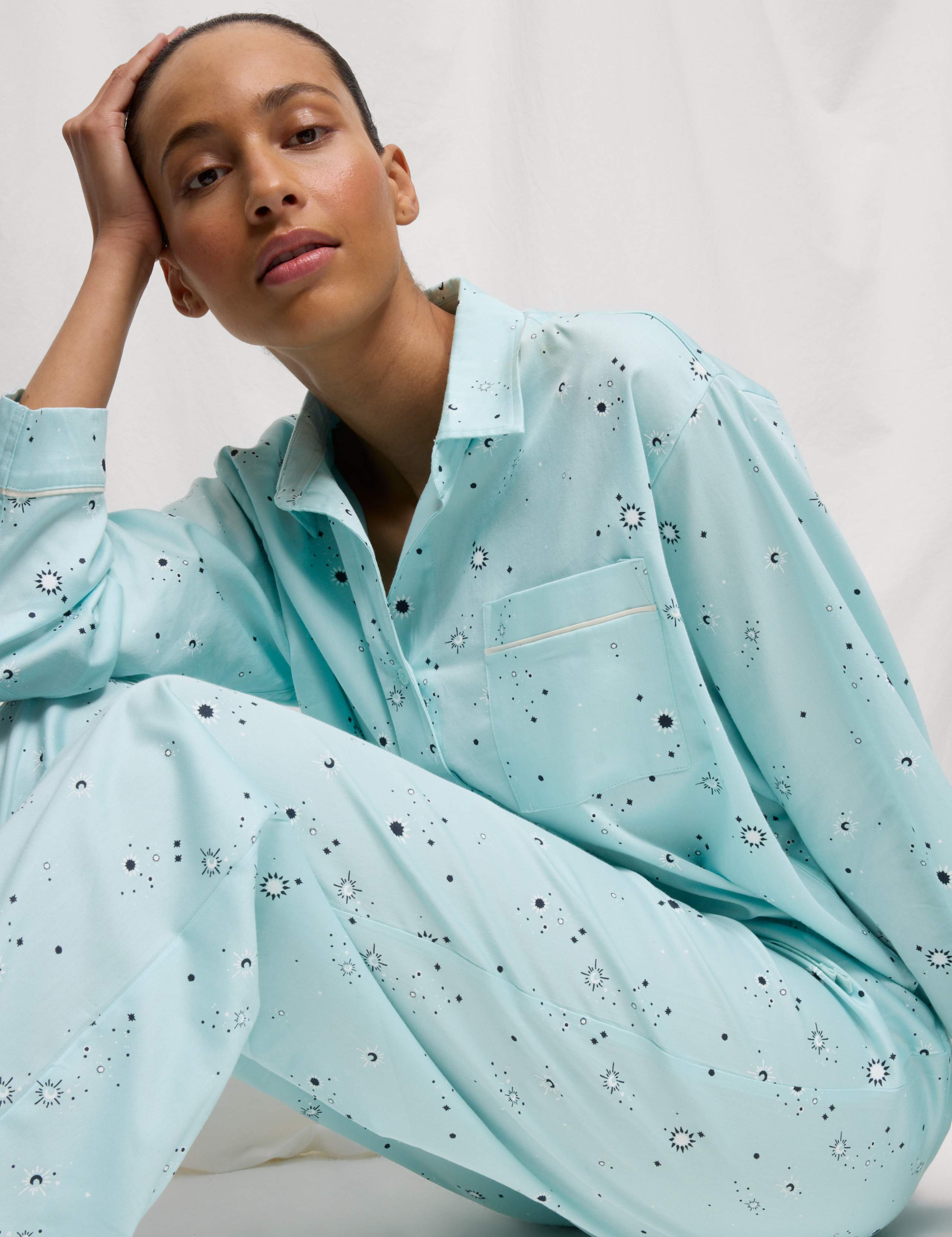 Cotton Sateen Eid Printed Pyjama Set 5 of 7