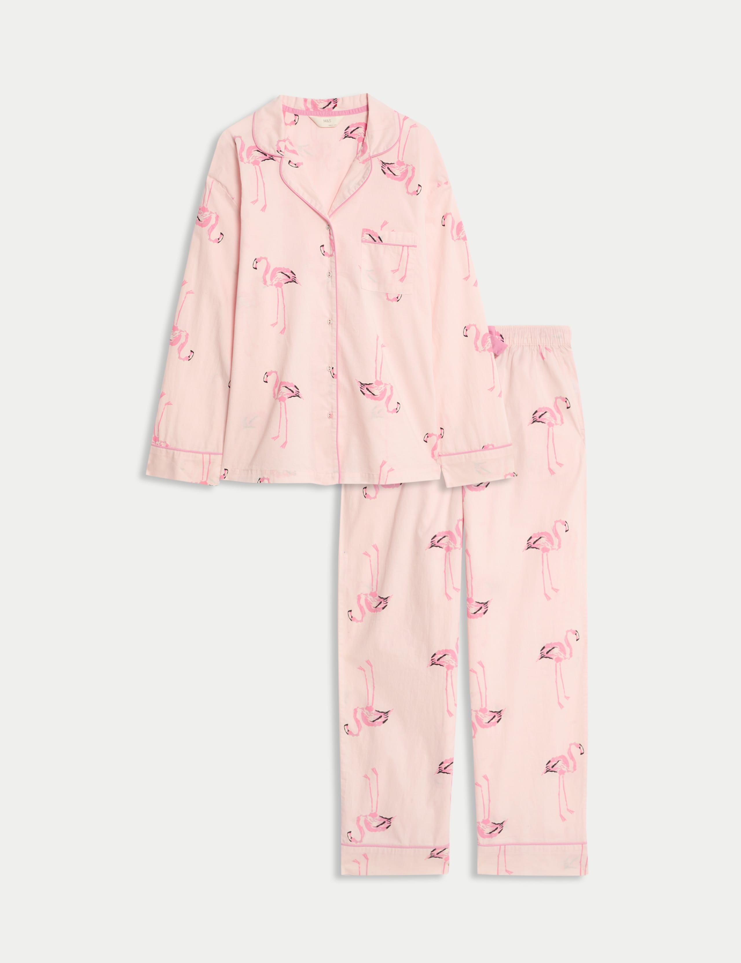 Pure Cotton Cambric Printed Pyjama Set 2 of 5