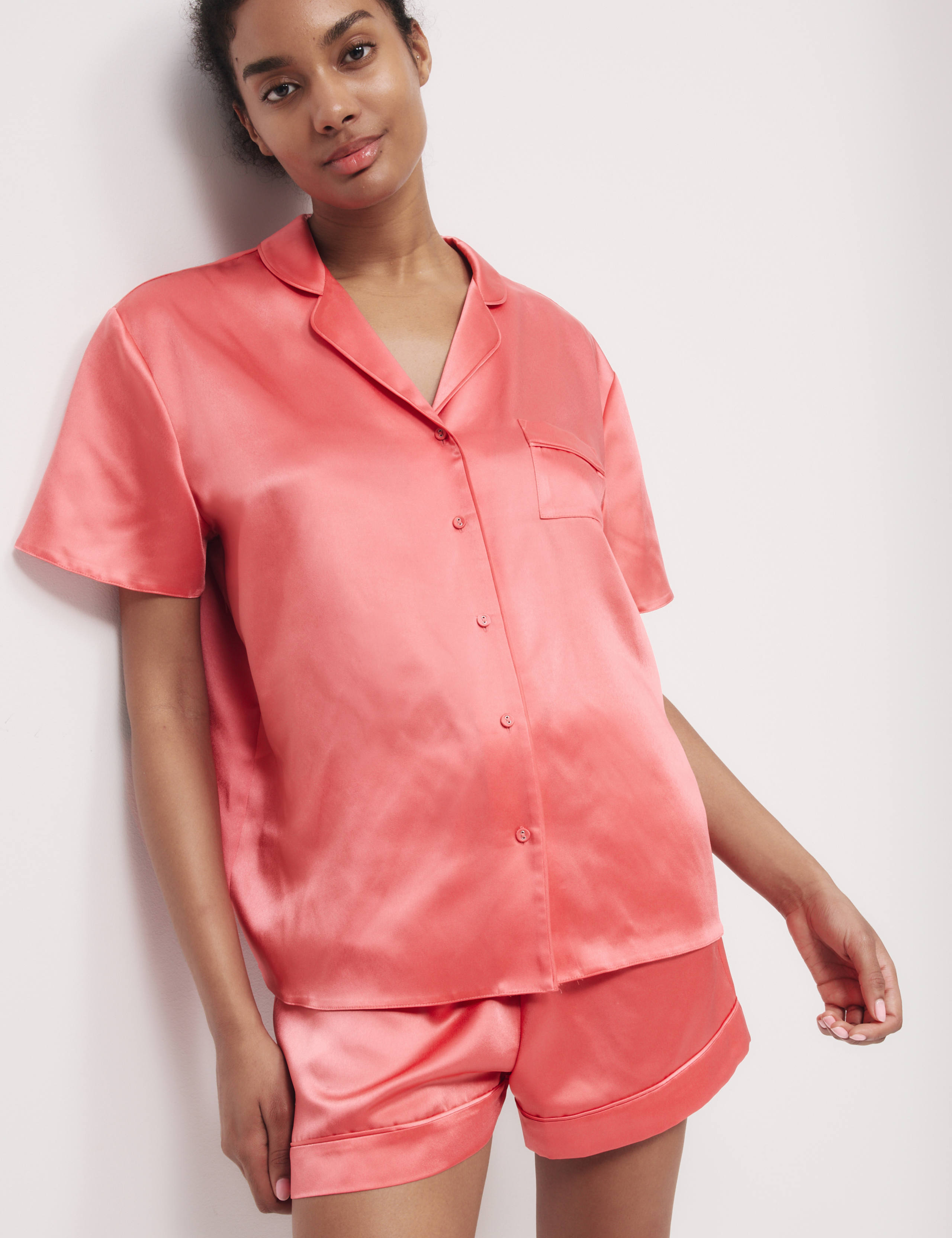 Satin Revere Shortie Set 5 of 5