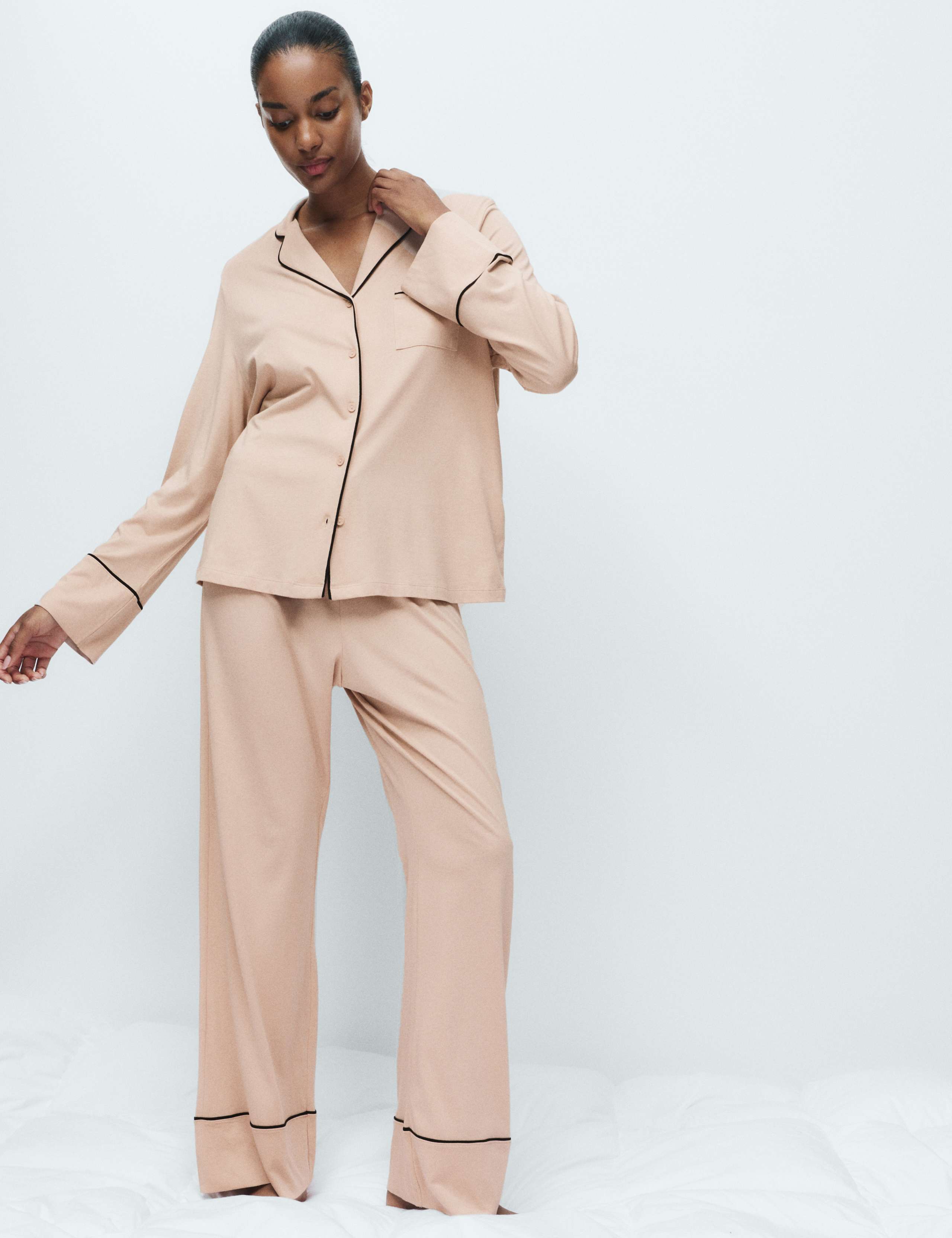 Cotton Modal Revere Pyjama Set 3 of 5