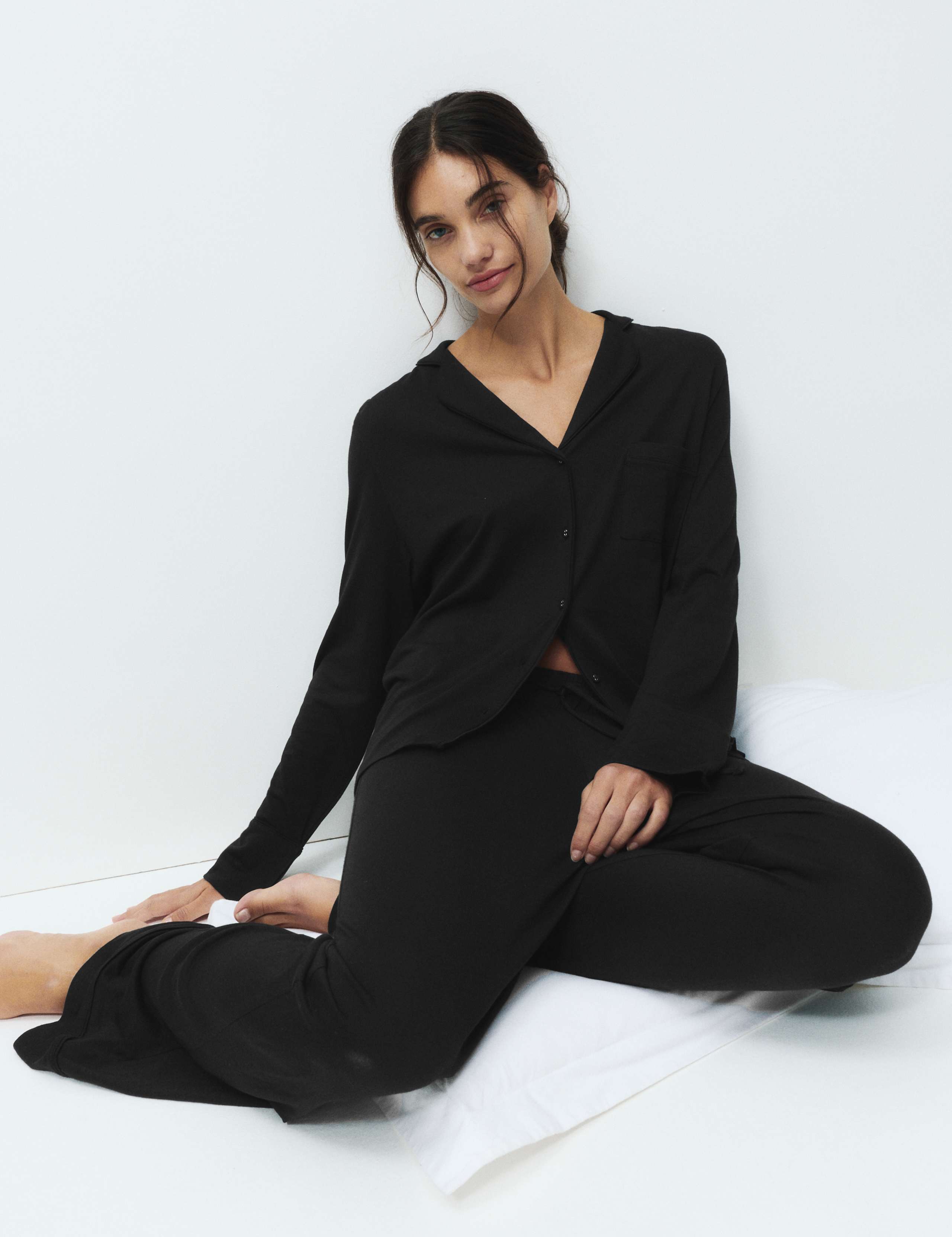 Cotton Modal Revere Pyjama Set 5 of 5